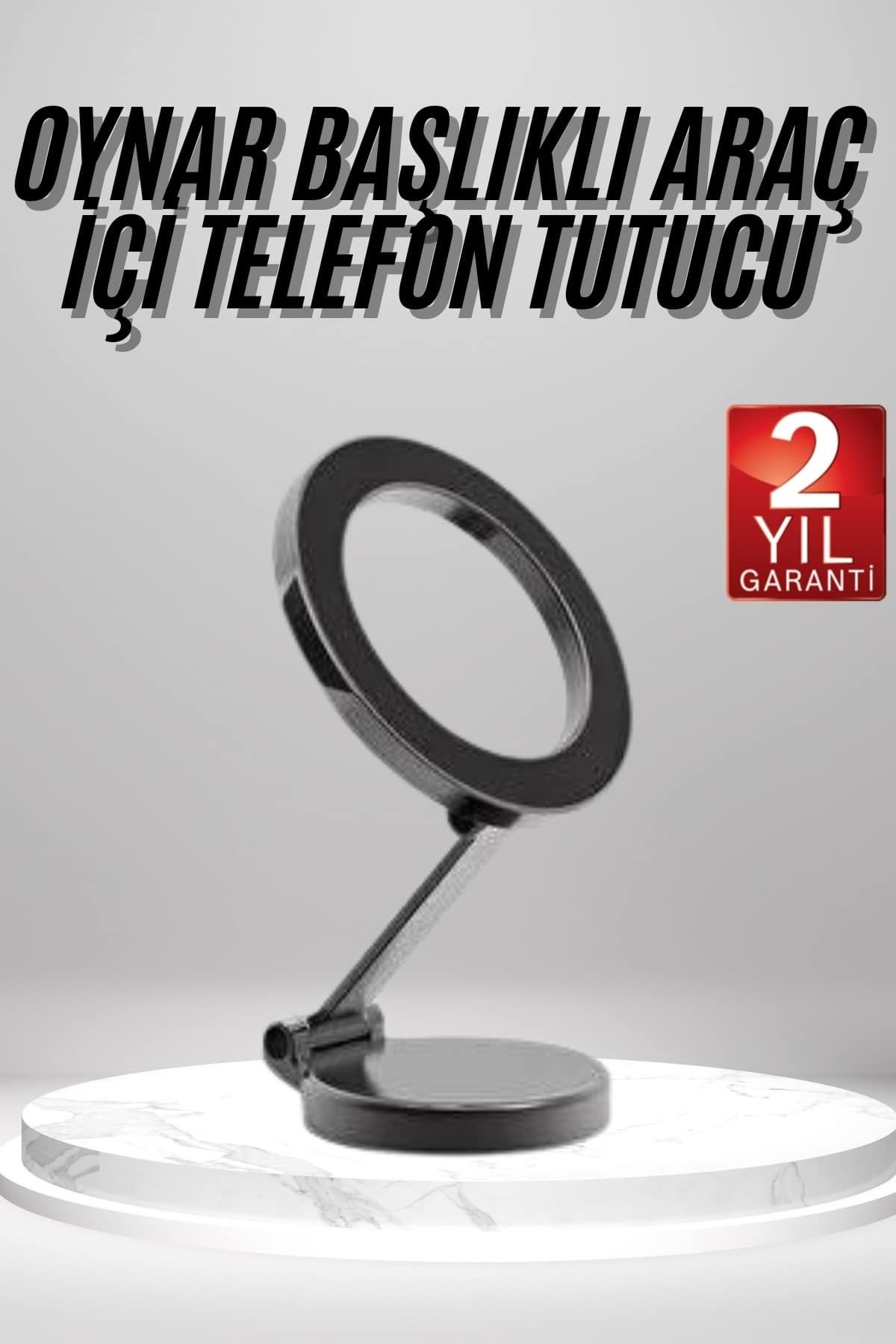 ASTRALTECH Magsafe Telefon Tutucu 360 Dönebilen Ayarlanabilir Araç İçi Tutucu