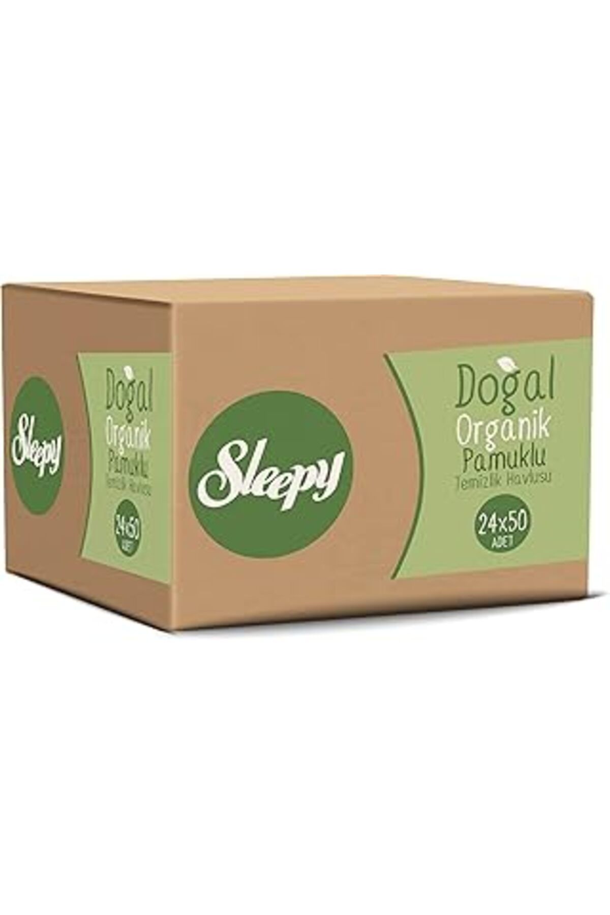 Mu Art Sleepy Doğal Organik Pamuklu Temizlik Havlusu 24x50