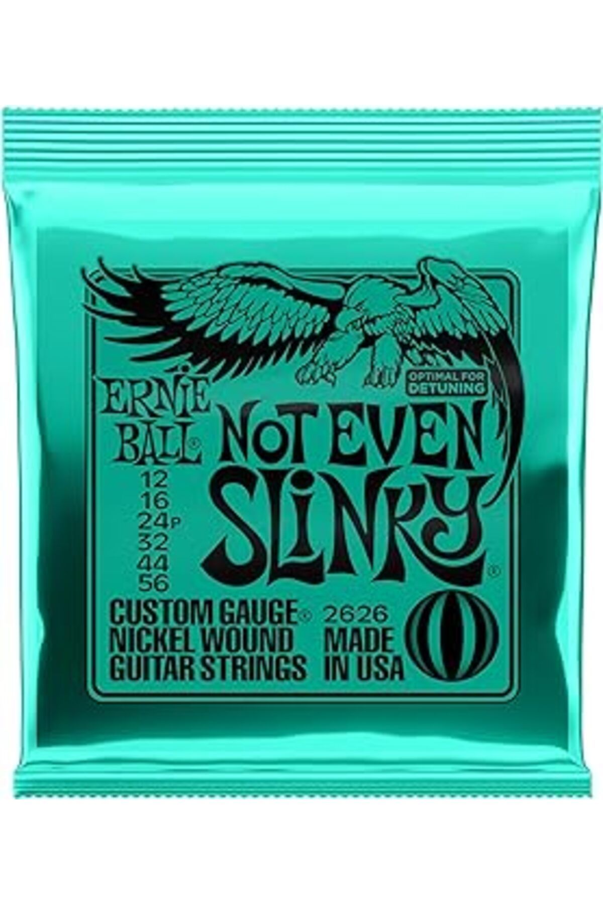 DENİZBİLİŞİM Ernie Ball Not Even Slinky Nickel Wound Electric Guitar Strings - 12-56 Gauge