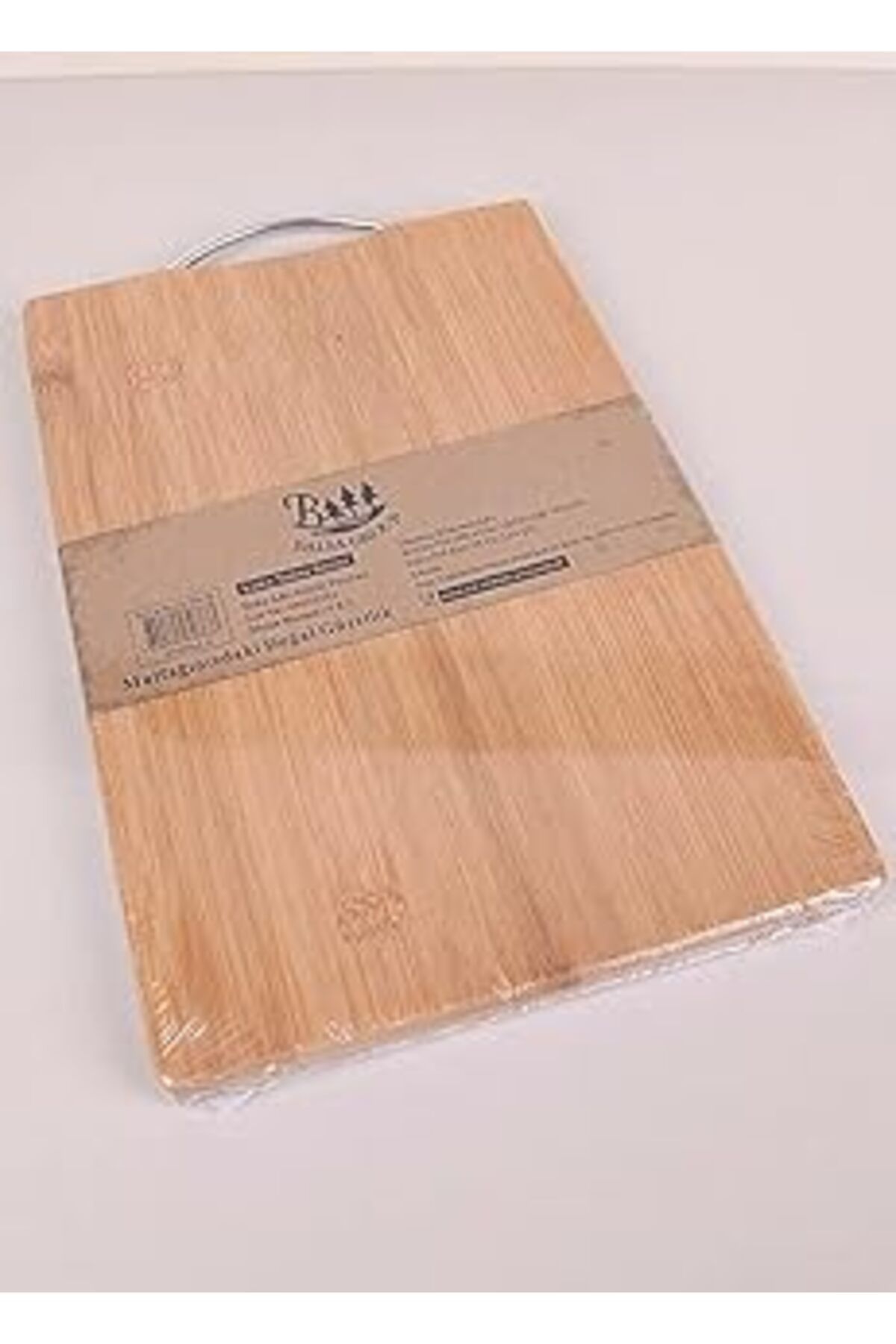 karadağsb Balsa Group Metal Kulplu Bambu Kesme Tahtası
