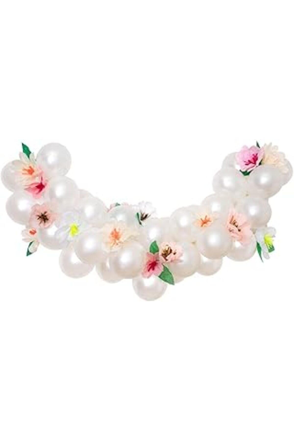 karadağsb Meri Meri Floral Balloon Garland Kit Çiçekli Balon Zincir Kiti