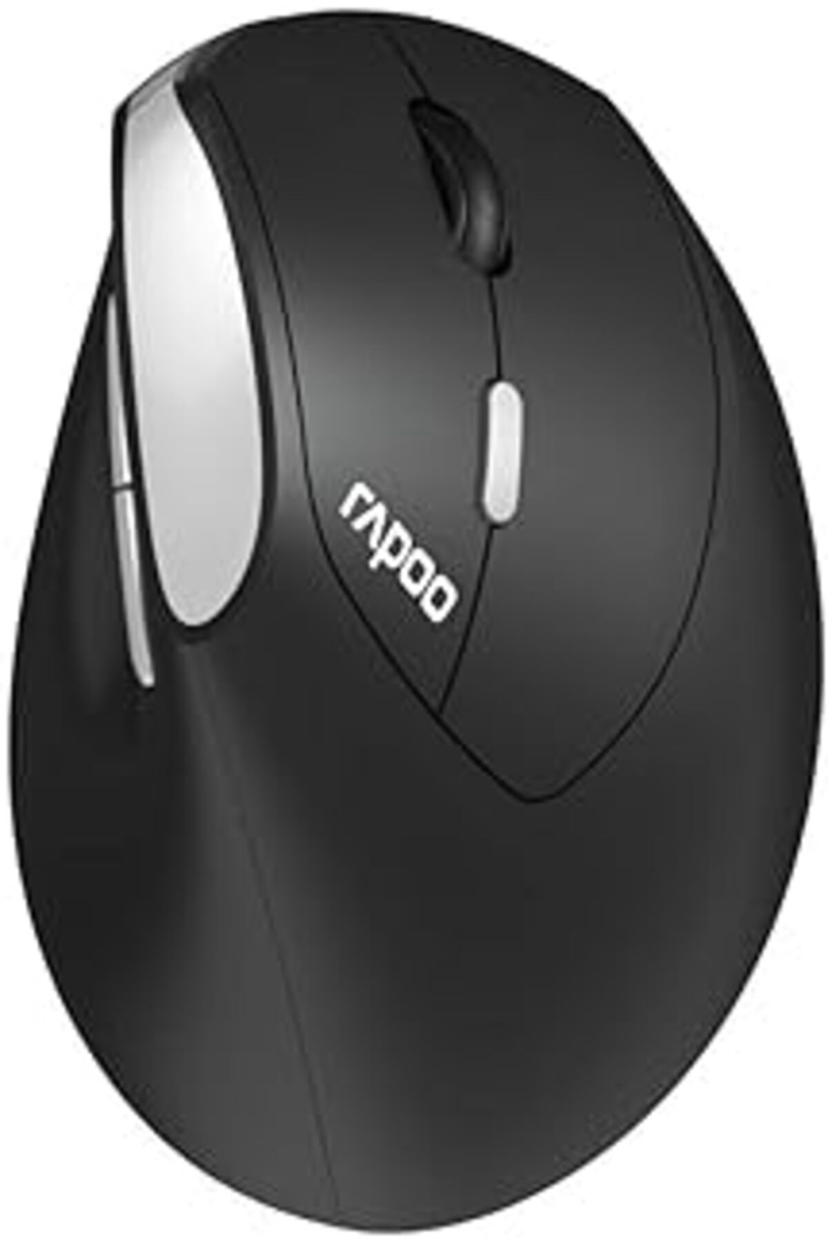 Mu Art Ahşap Rapoo Ev250 Kablosuz Ergonomik Fare, Siyah