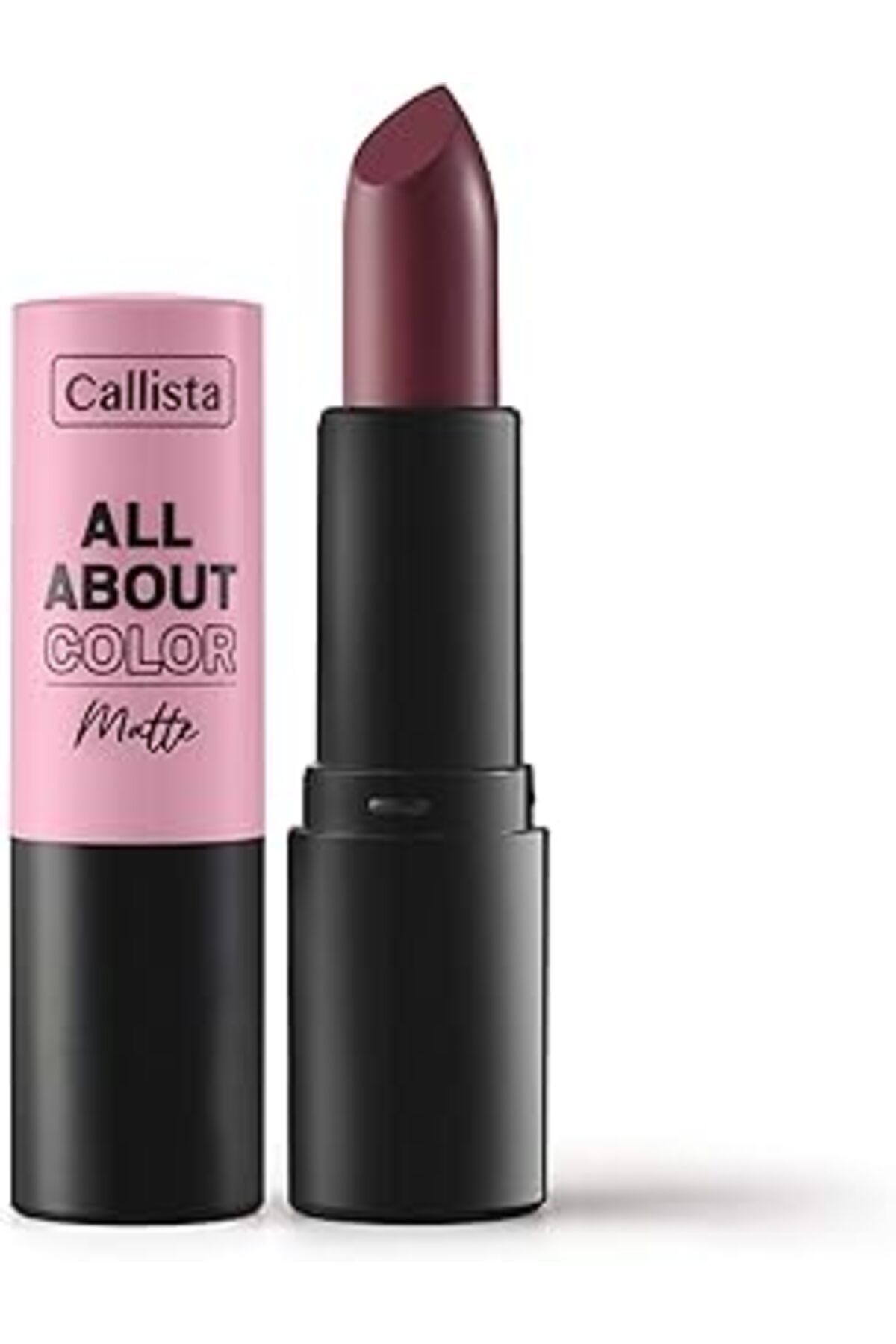 karadağsb Callista All About Color Matte Lipstick Mat Görünümlü Ruj 504 That Rose - Bordo