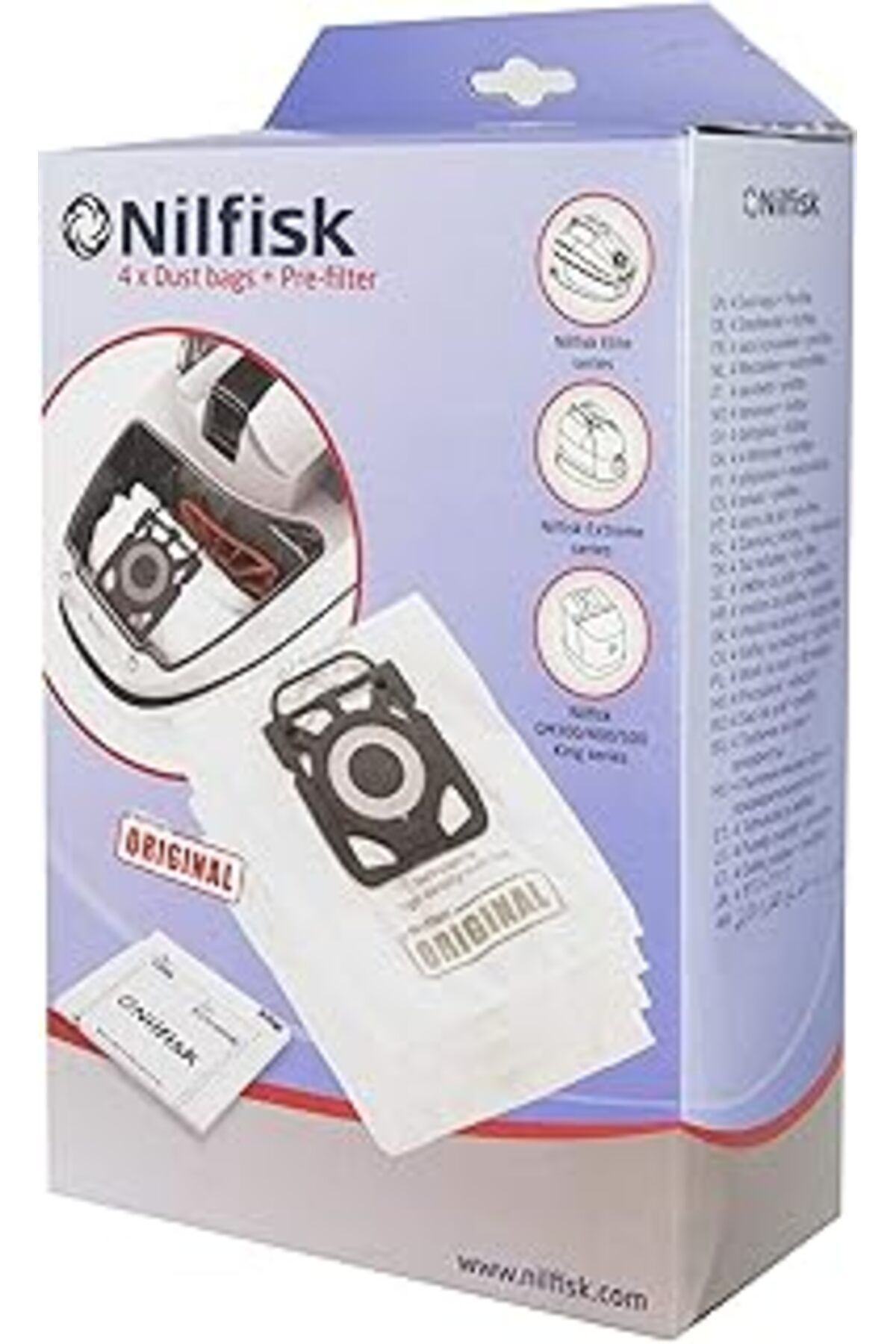 karadağsb Popüler Nilfisk Elite Extreme Gm300 Gm400 Gm500 Uyumlu Süpürge Torba