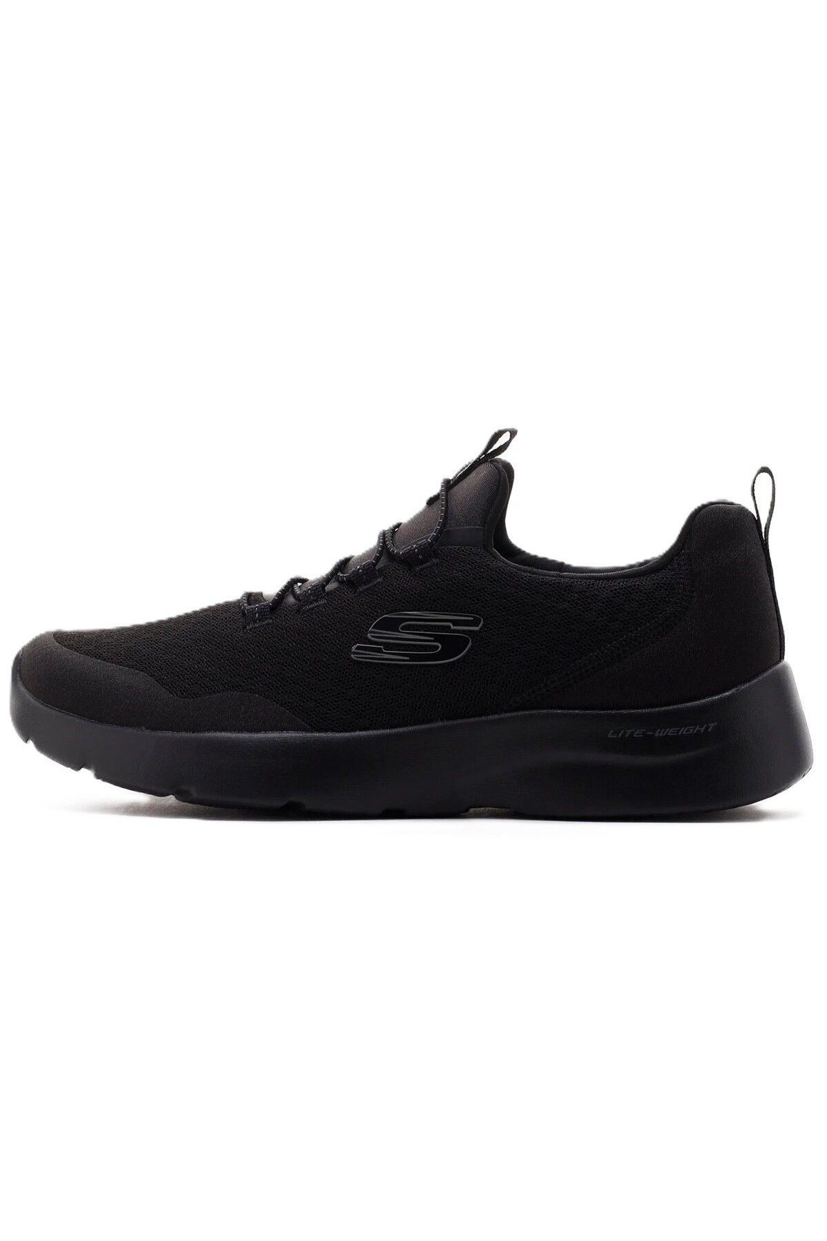 SKECHERS Dynamight 2.0-Real Smooth Memory Foam Womens Sneaker Black Lastik Bağcıklı Hafızalı taban K