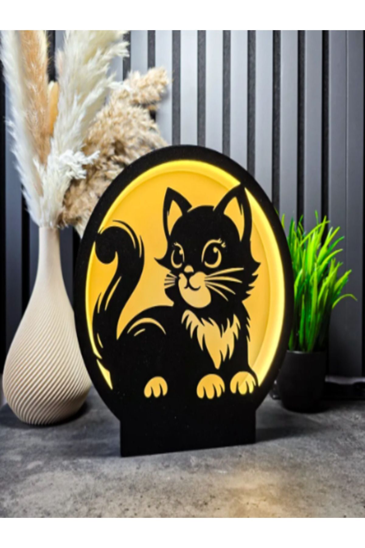 SerenityHaven Kedi Led Lamba