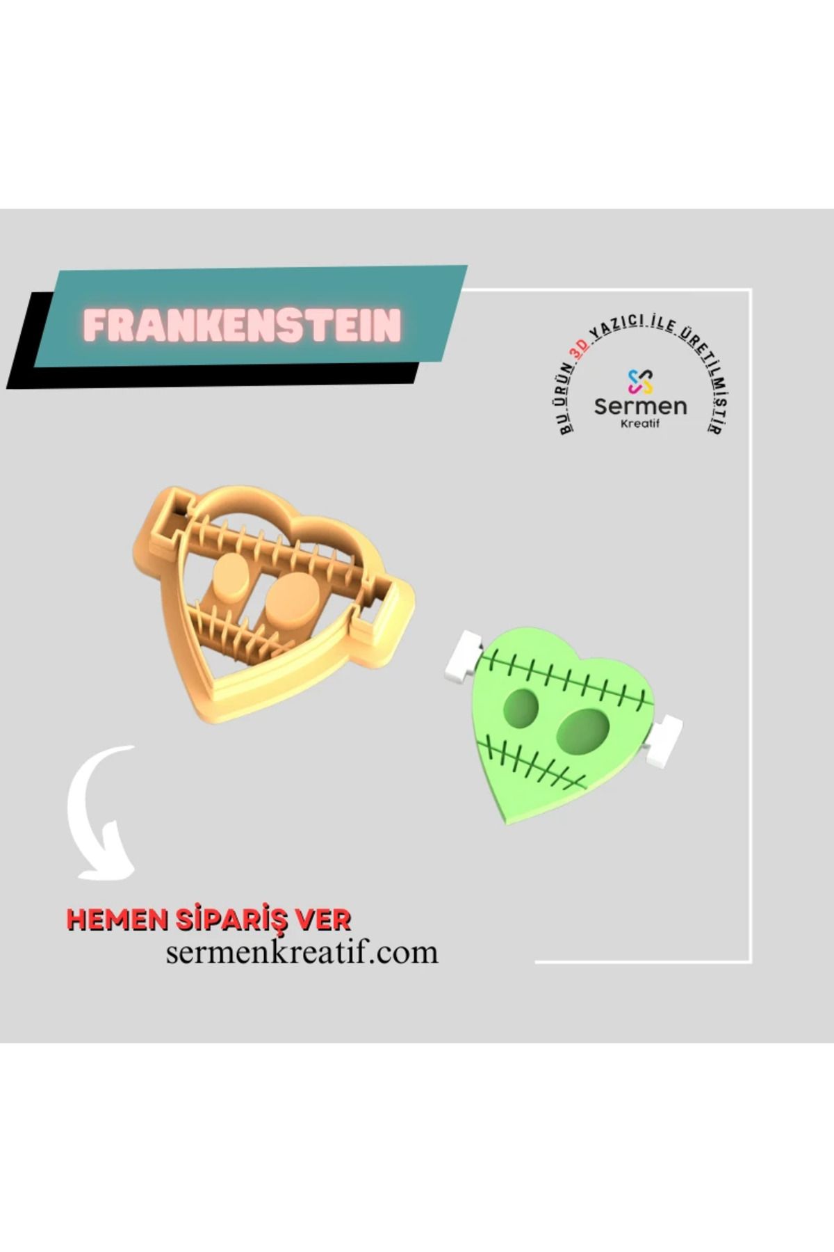 sermen kreatif Frankenstein Polimer Kil Kesici
