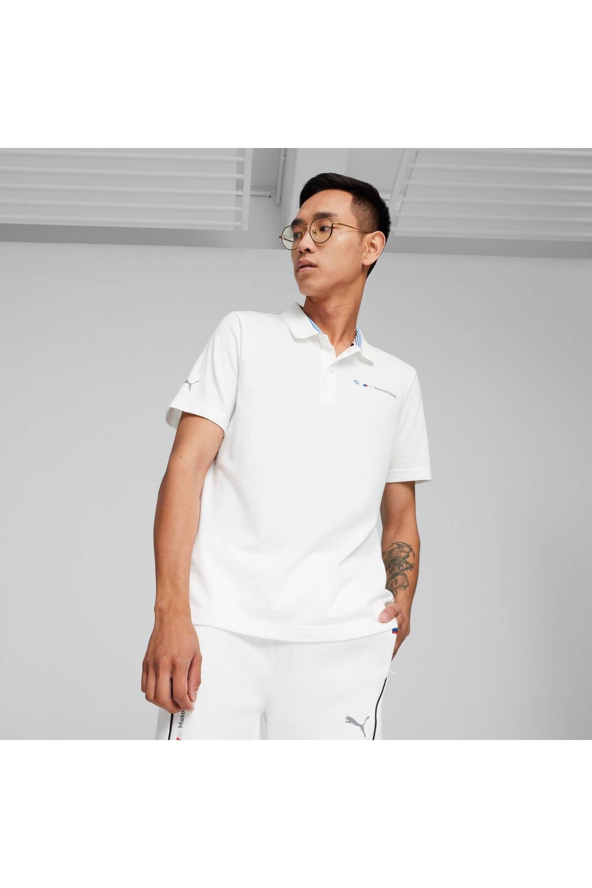 Puma BMW M Motorsport Jacquard Erkek Polo T-Shirt