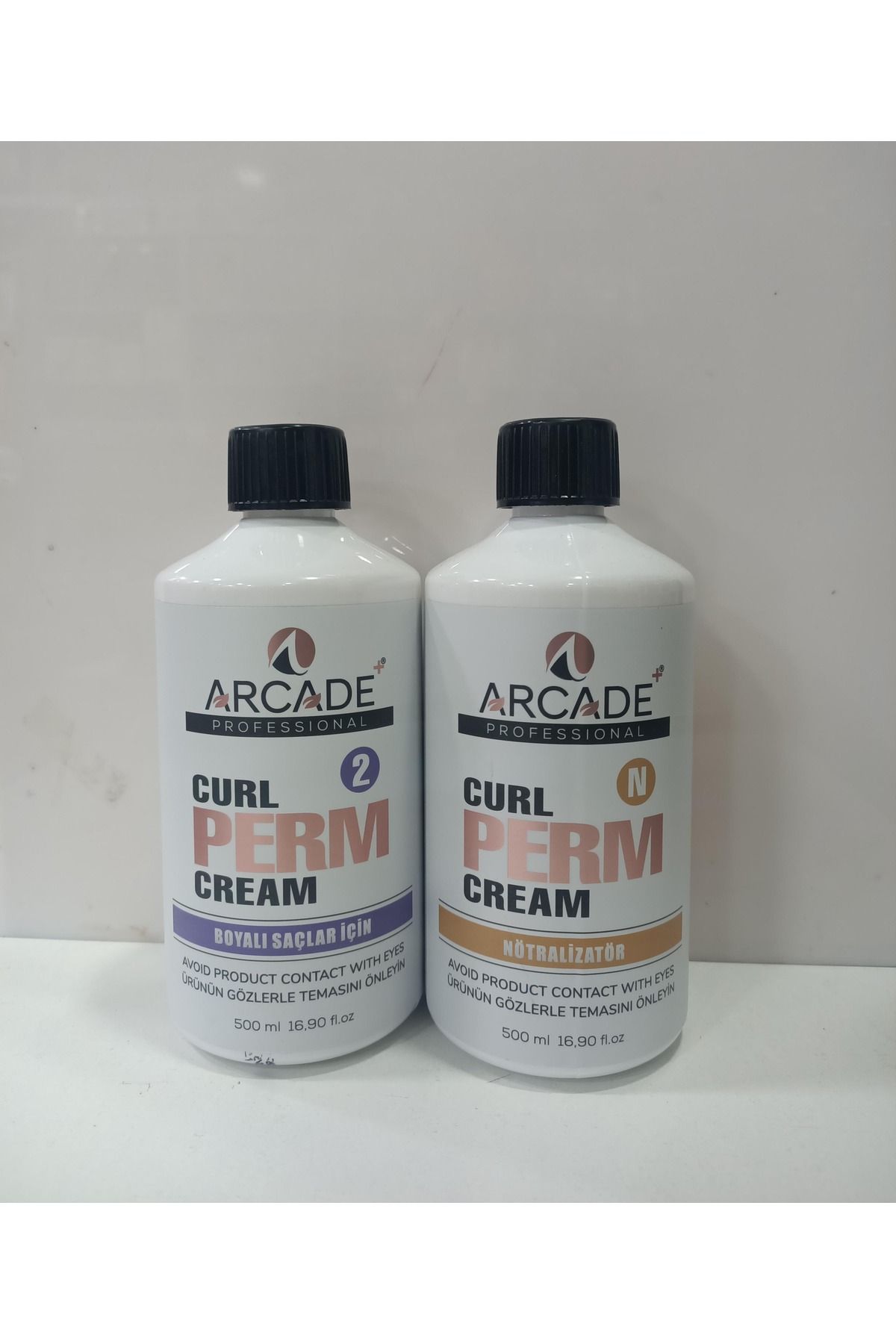 Arcade Curl Perm Cream 2 Boyalı Saçlar İçin & Nötralizatör 500ML