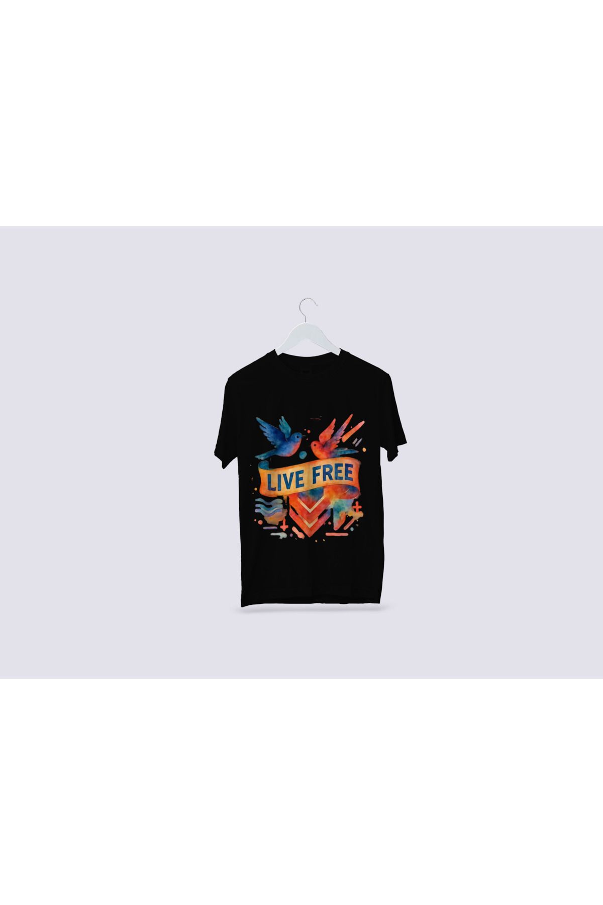 RK DTF BASKILI %100 PAMUK T-SHİRT