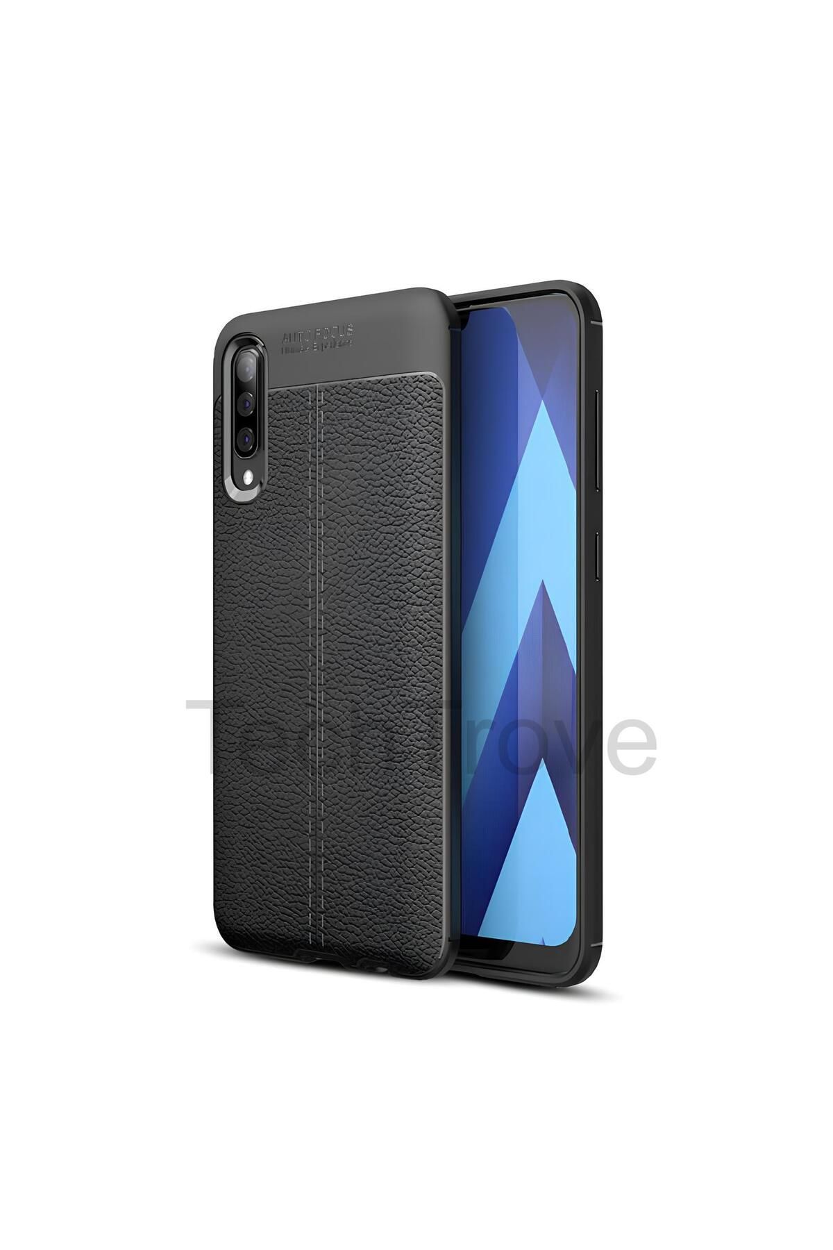 TechTrove Samsung Galaxy M30 Kılıf Deri Extra Korumalı Slikon Kapak