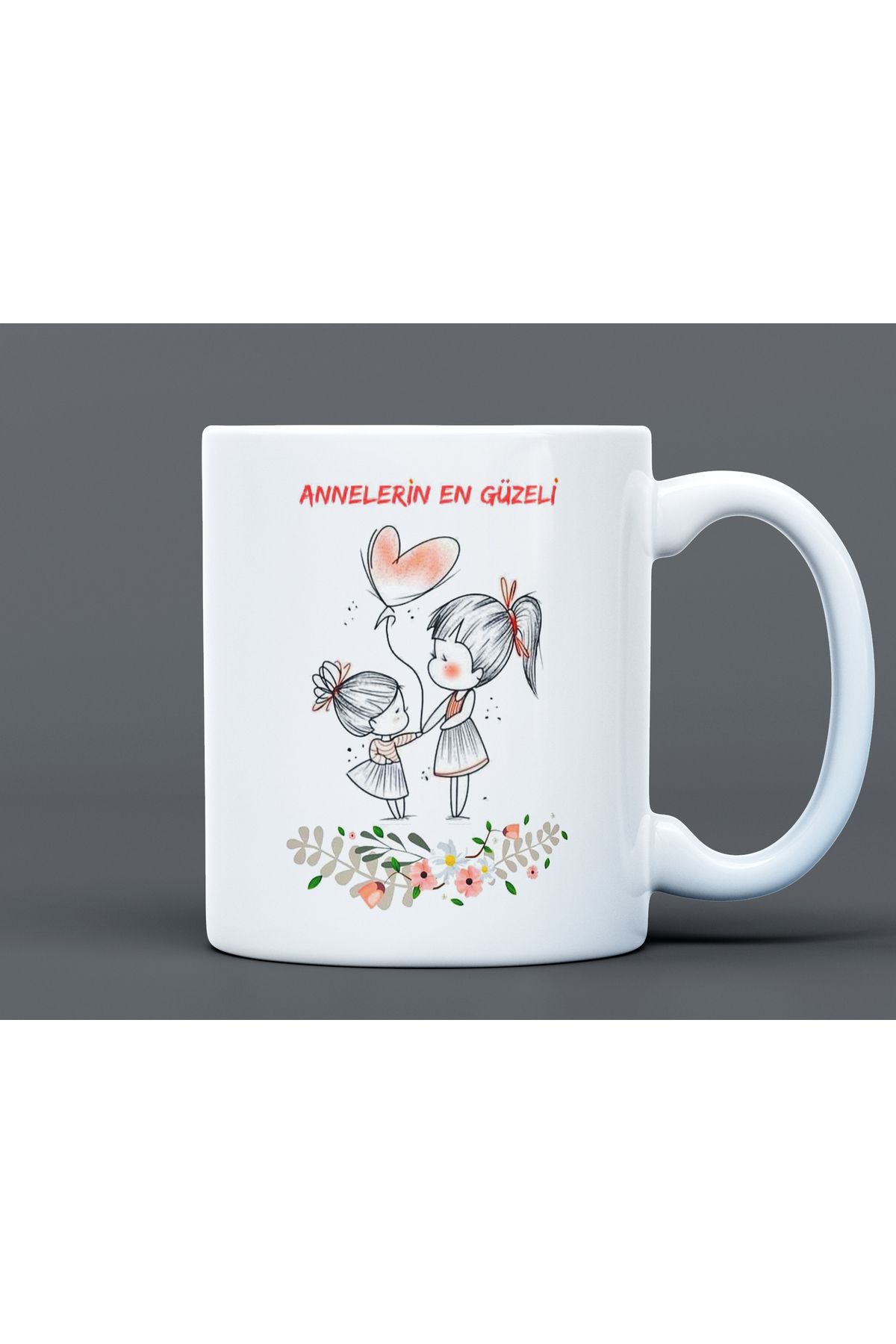AA Shop Anneler Günü Hediye Büyük Boy Porselen Kupa Bardak