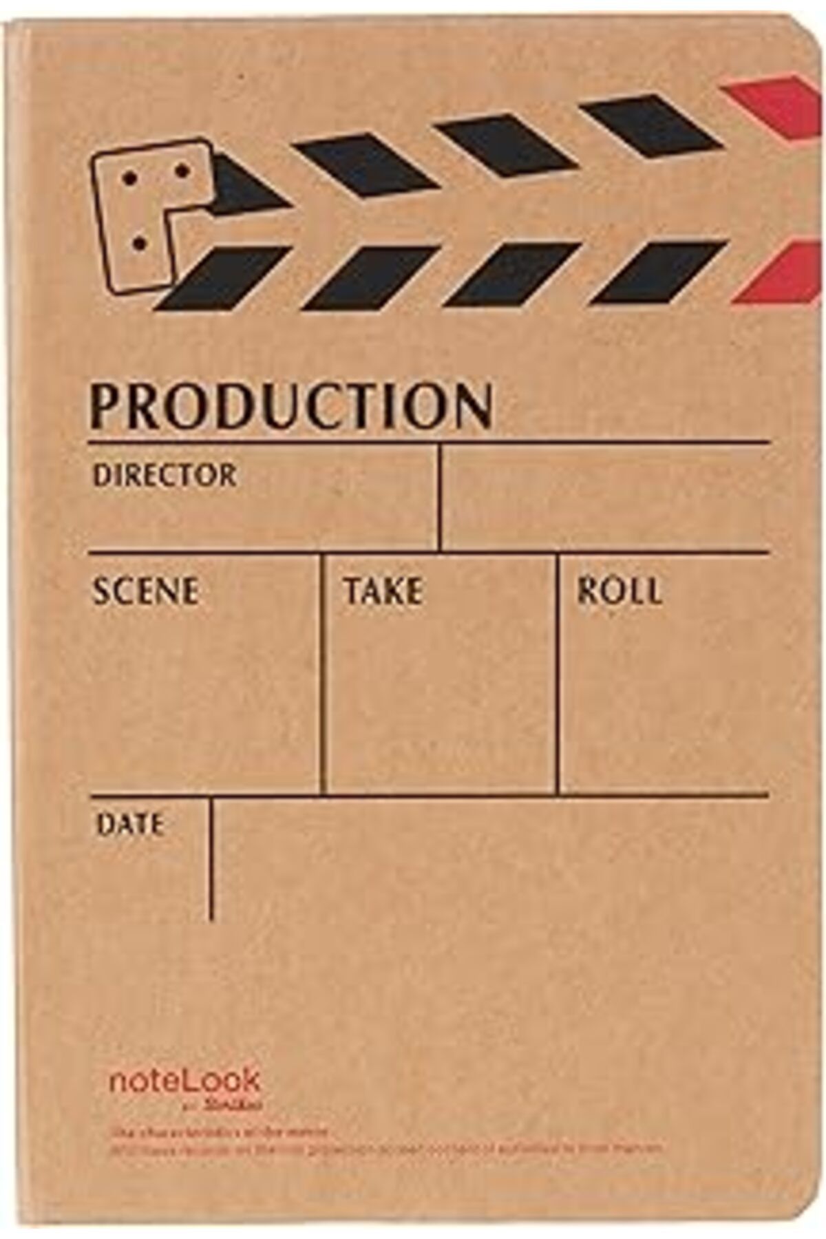 NZM TİCARET Notelook Scrikss Production Çizgili Defter Sarı A5