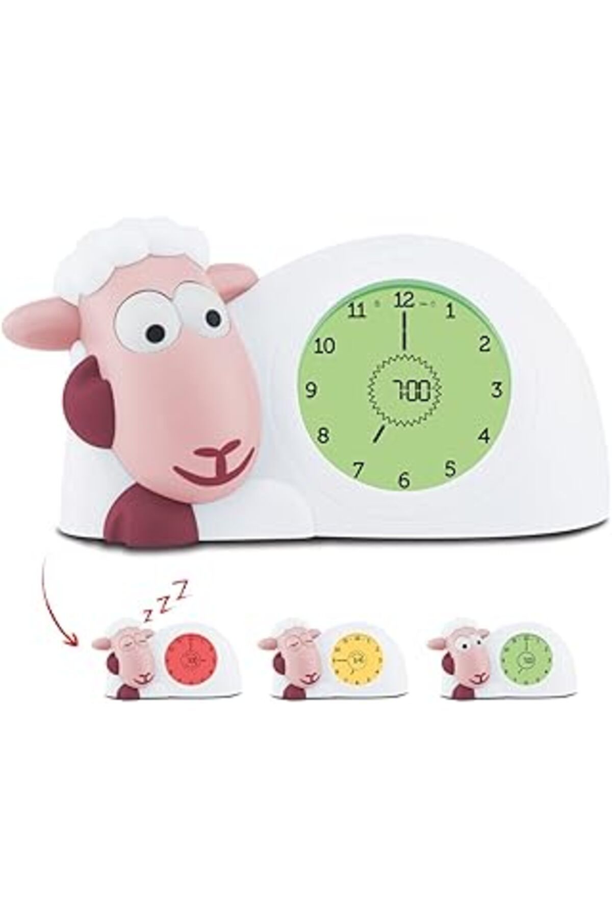 robotrend Zazu Kids Sam Çocuklar Için Gece Lambalı Uyku Arkadaşı, Pembe