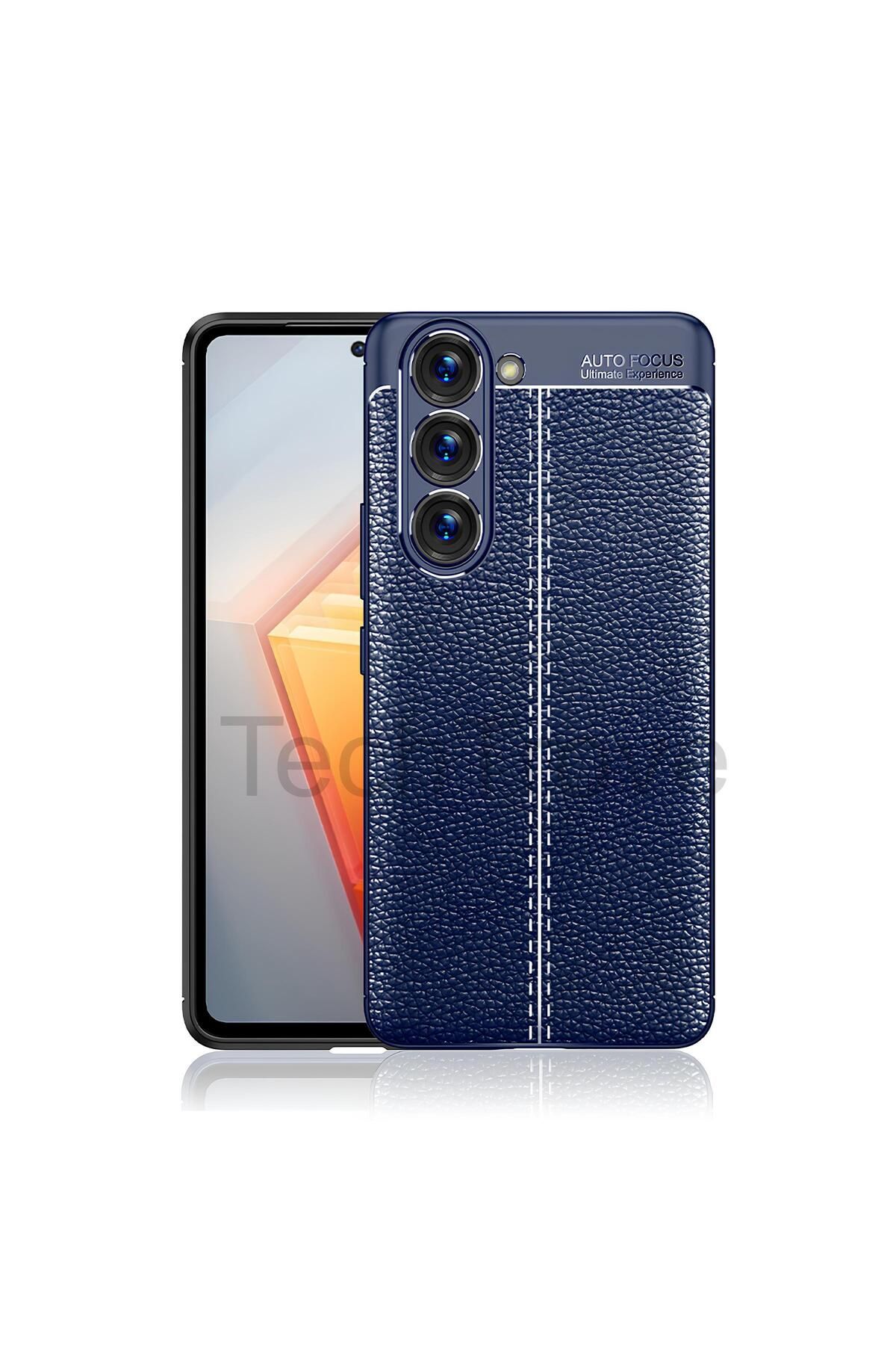 TechTrove Samsung Galaxy S23 Plus Kılıf Deri Extra Korumalı Slikon Kapak