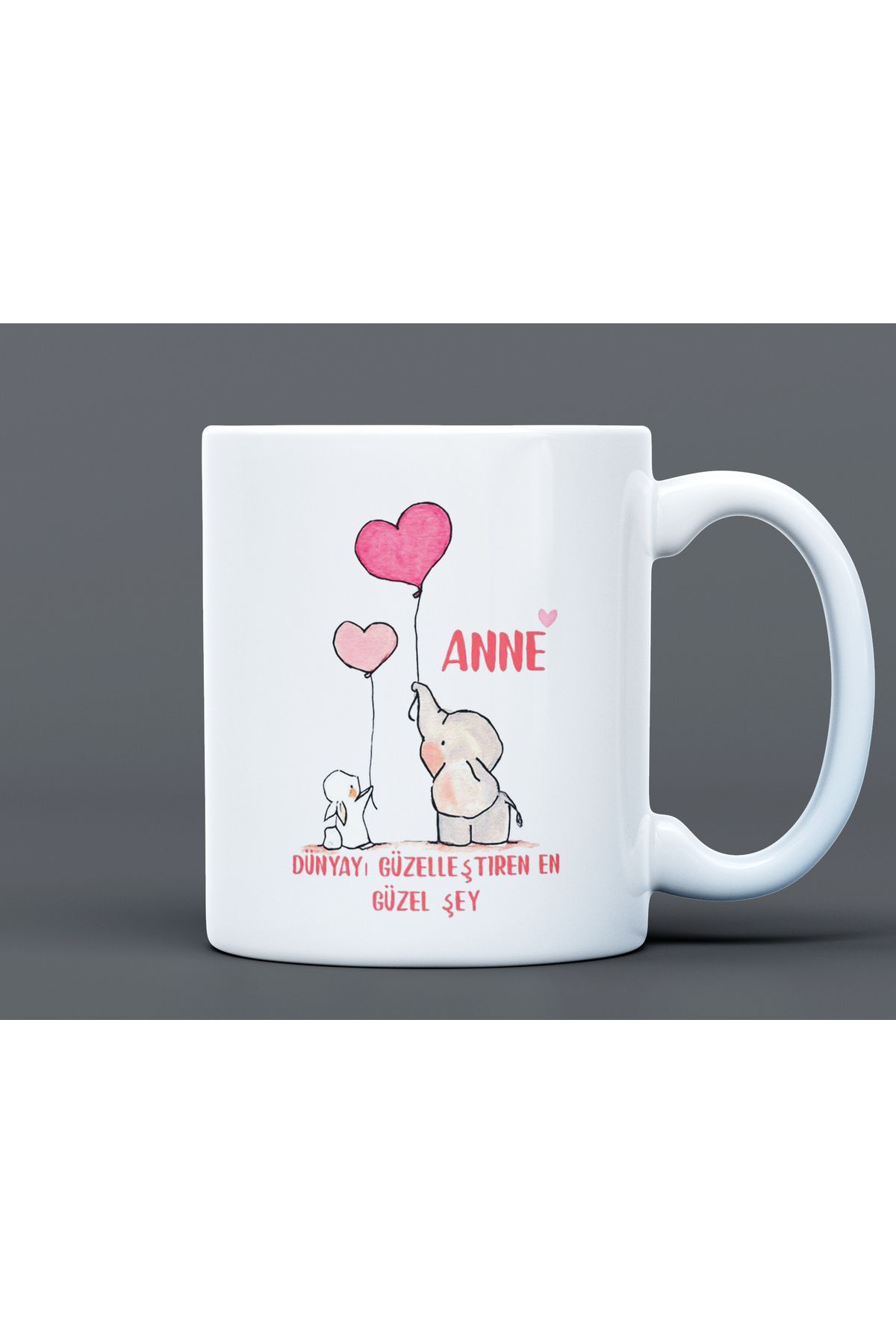 AA Shop Anneler Günü Hediye Büyük Boy Porselen Kupa Bardak