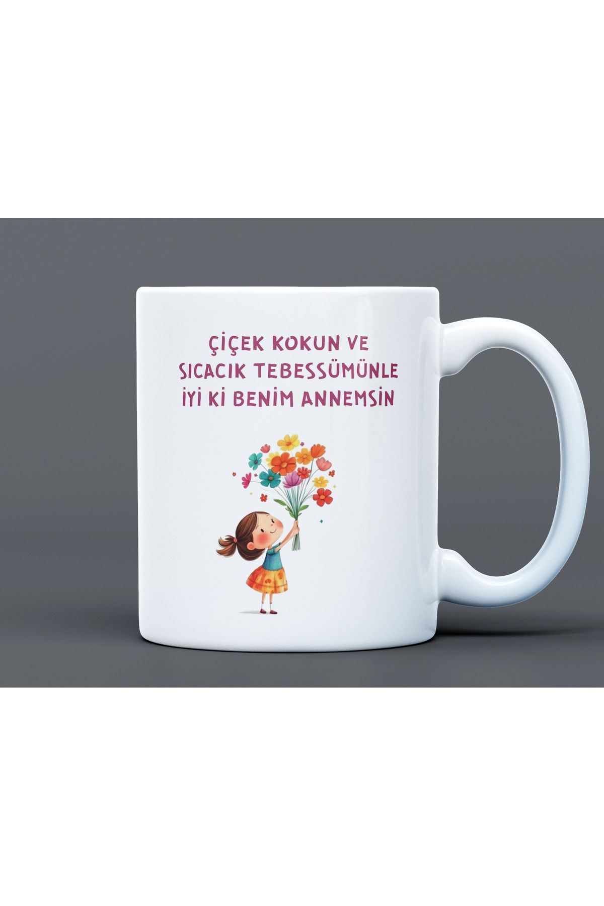AA Shop Anneler Günü Hediye Büyük Boy Porselen Kupa Bardak