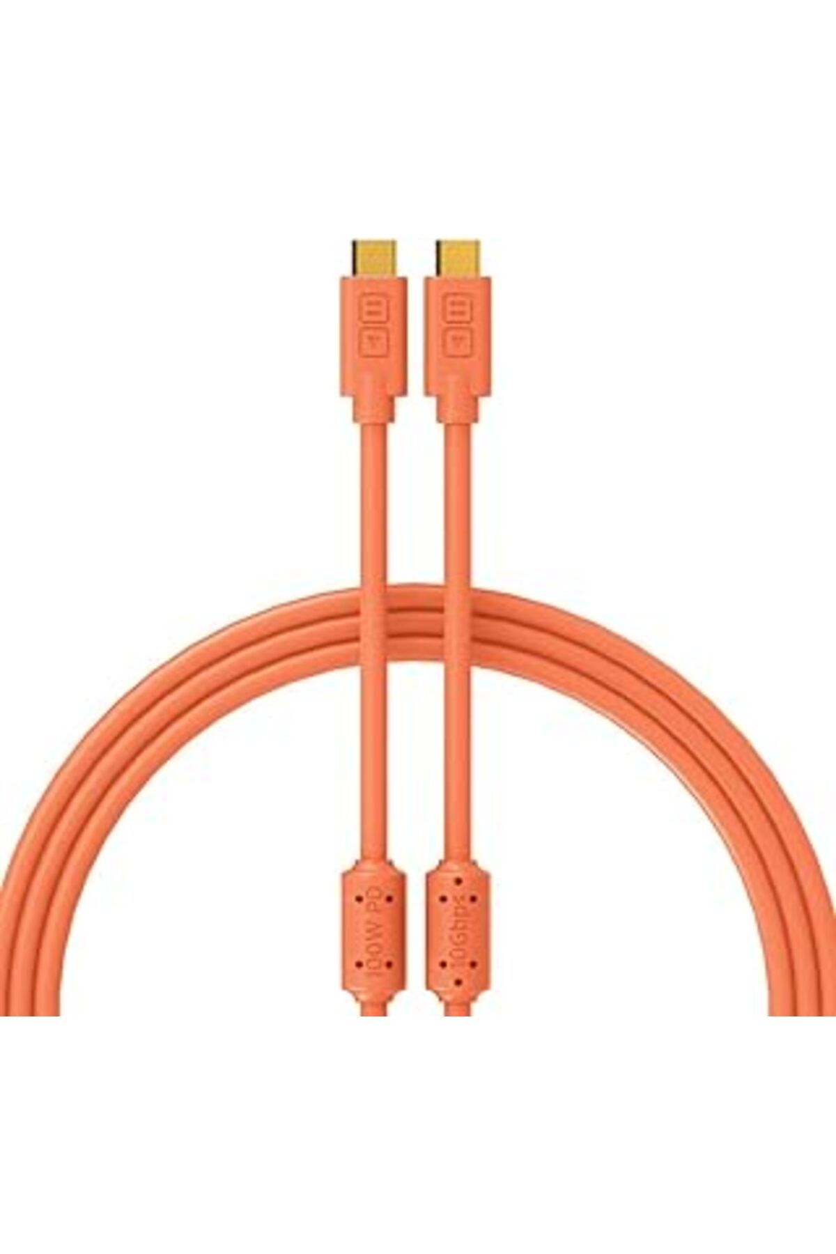 Pazarcan Dj Techtools Chroma Cables Usb-C To C - 1Mt | Neon Orange