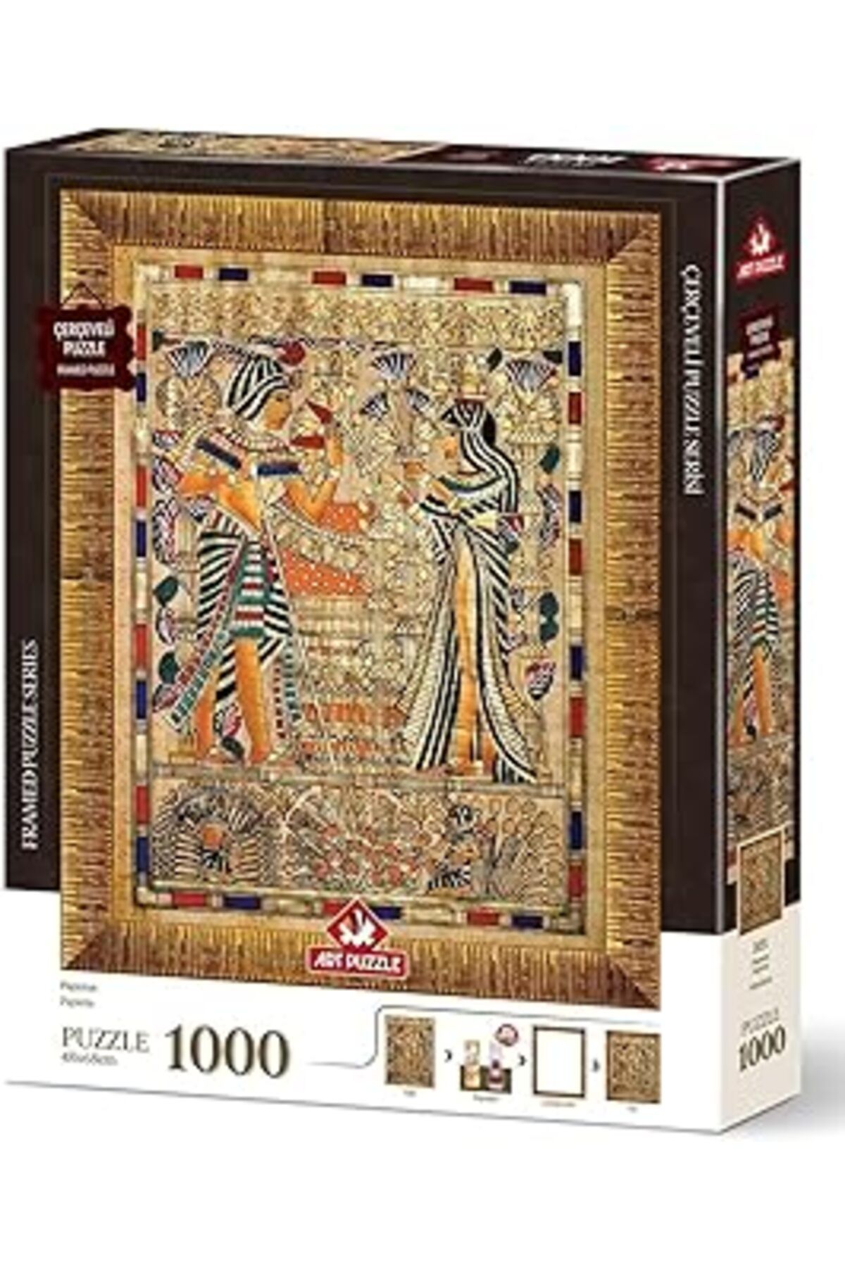 karadağsb Art Puzzle Papirüs 1000 Parça Çerçeveli Puzzle