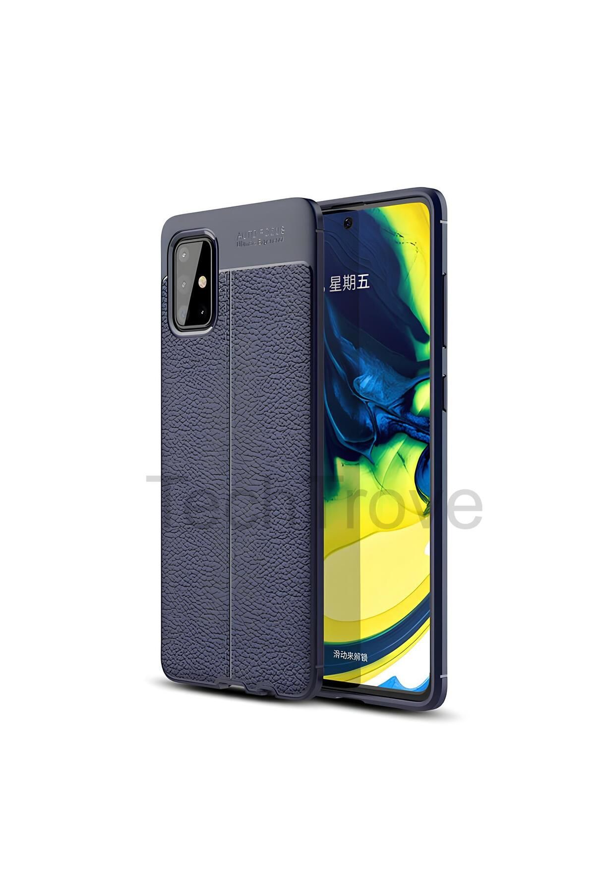 TechTrove Samsung Galaxy M31S Kılıf Deri Extra Korumalı Slikon Kapak