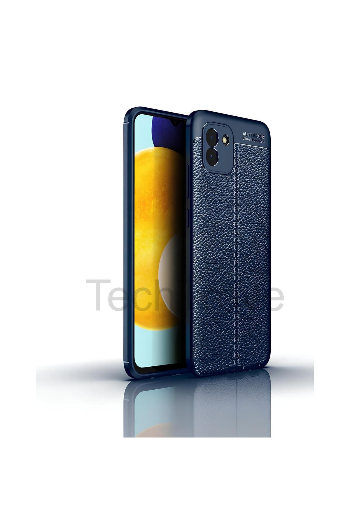 TechTrove Samsung Galaxy A03 Kılıf Deri Extra Korumalı Slikon Kapak