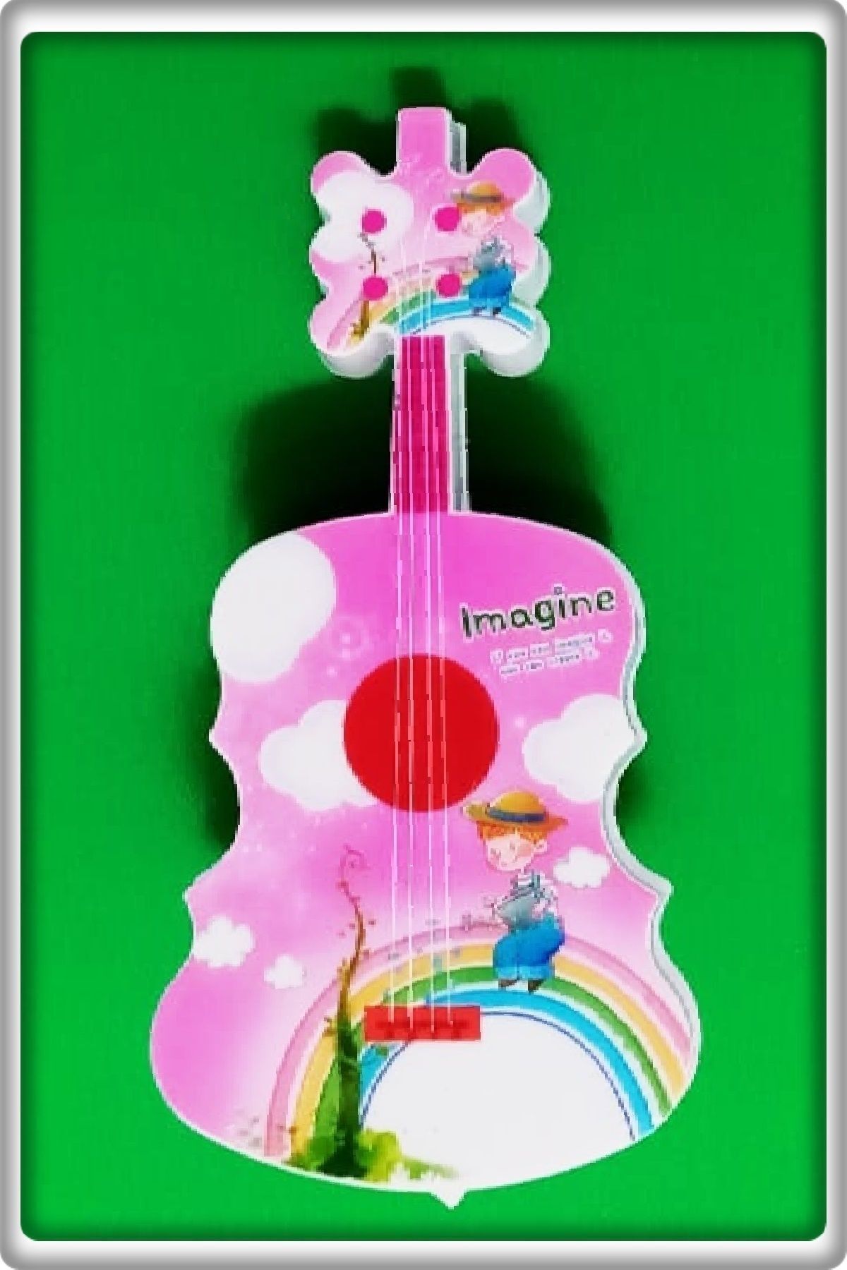 FUJI Gitar Figürlü Led Gece Lambası Enerji Tasarruflu 6x11 Cm