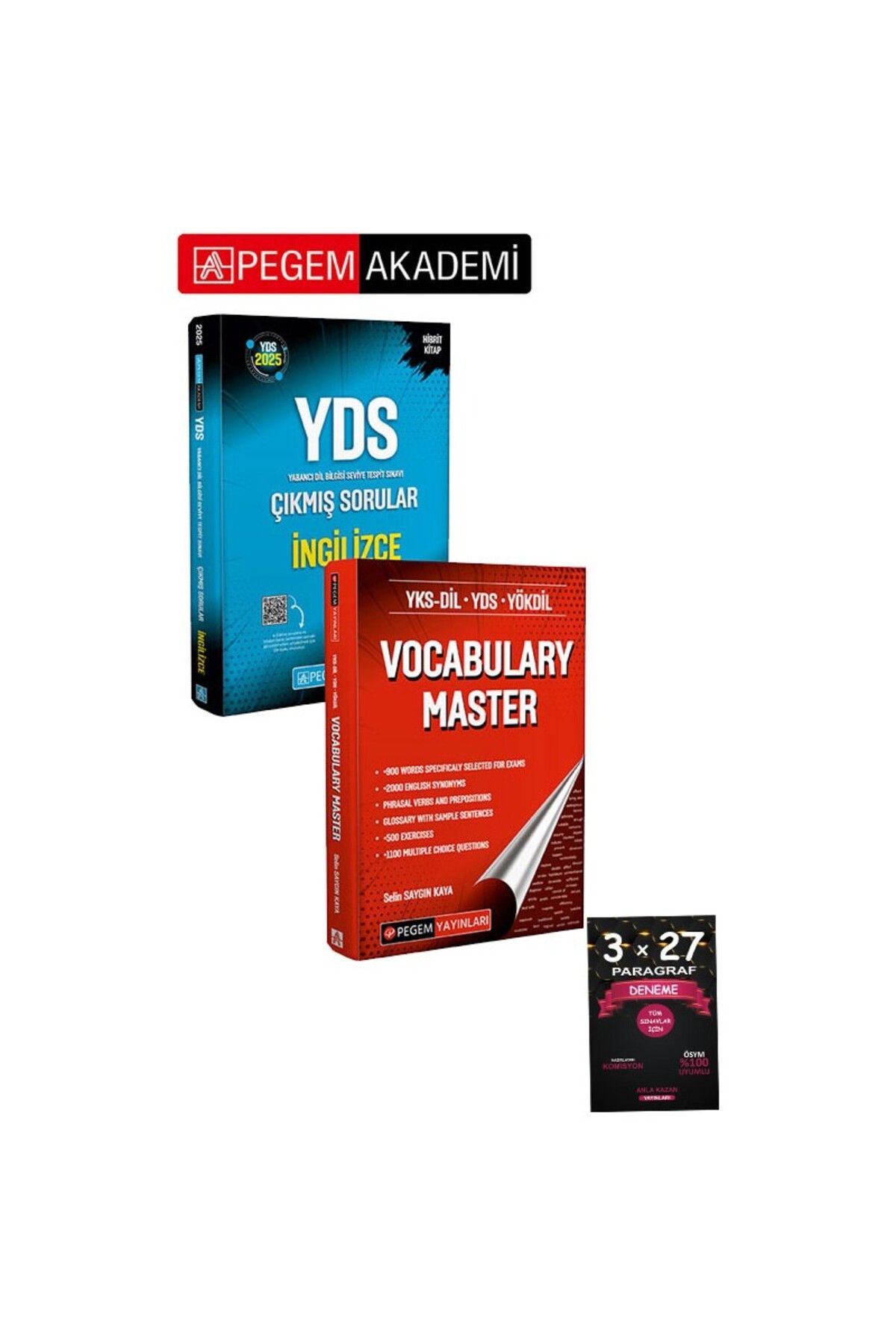 Pegem Akademi Yayıncılık 2025 Yds İngilizce Çıkmış Sorular / Yks-Dil Yds Yökdil Vocabulary Mast