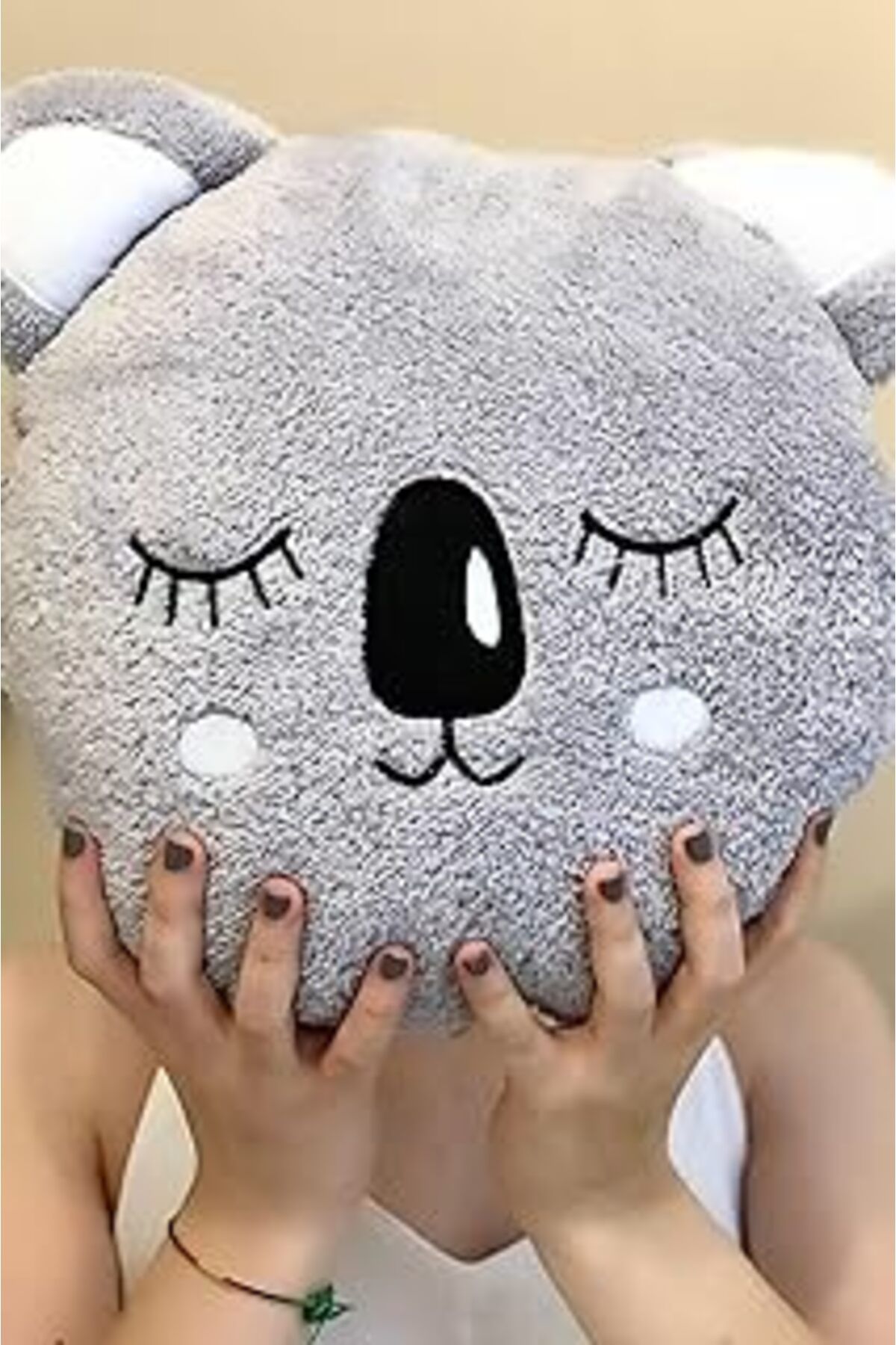 karadağsb Hediyesepeti Koala Tasarımlı Peluş Yastık Ürün Boyutu: 27 X 28 Cm