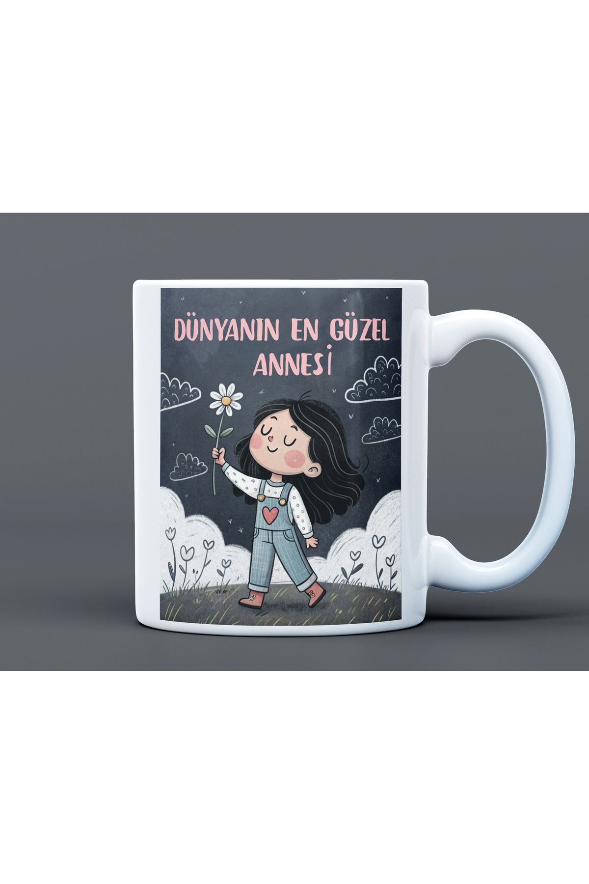 AA Shop Anneler Günü Hediye Büyük Boy Porselen Kupa Bardak