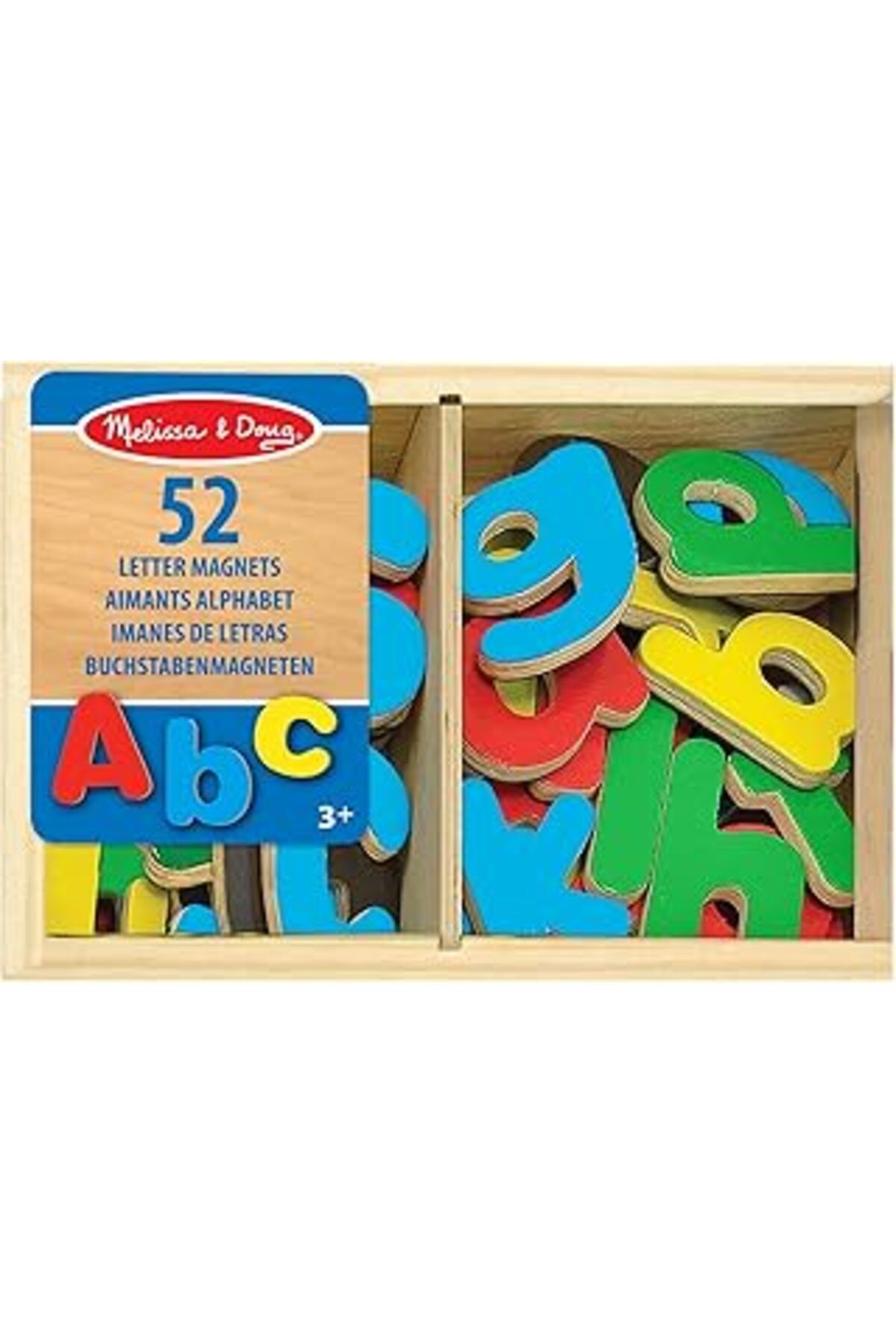 Pazarcan Melissa & Doug 10448 Ahşap Mıknatıslı Harfler