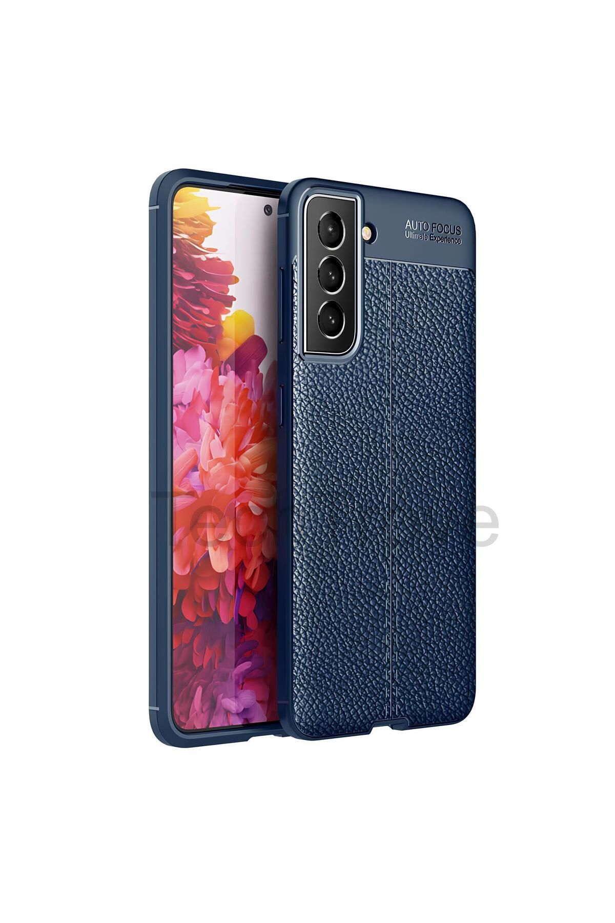 TechTrove Samsung Galaxy S21 FE Kılıf Deri Extra Korumalı Slikon Kapak