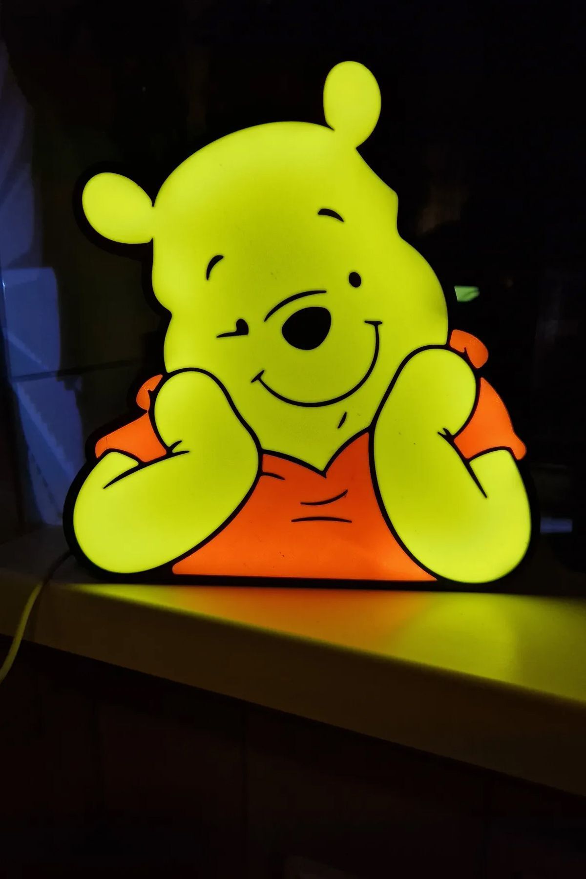 SerenityHaven Winnie Ayı Dekoratif Aydınlatma LED Gece Lambası