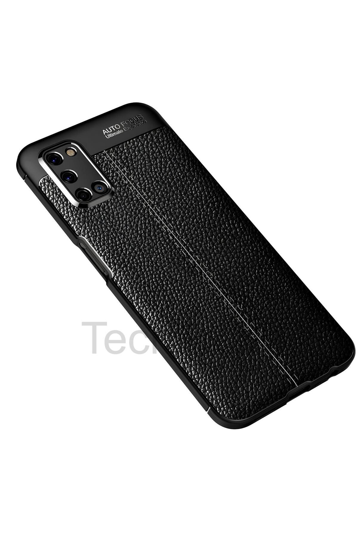TechTrove Oppo A52 Kılıf Deri Extra Korumalı Slikon Kapak