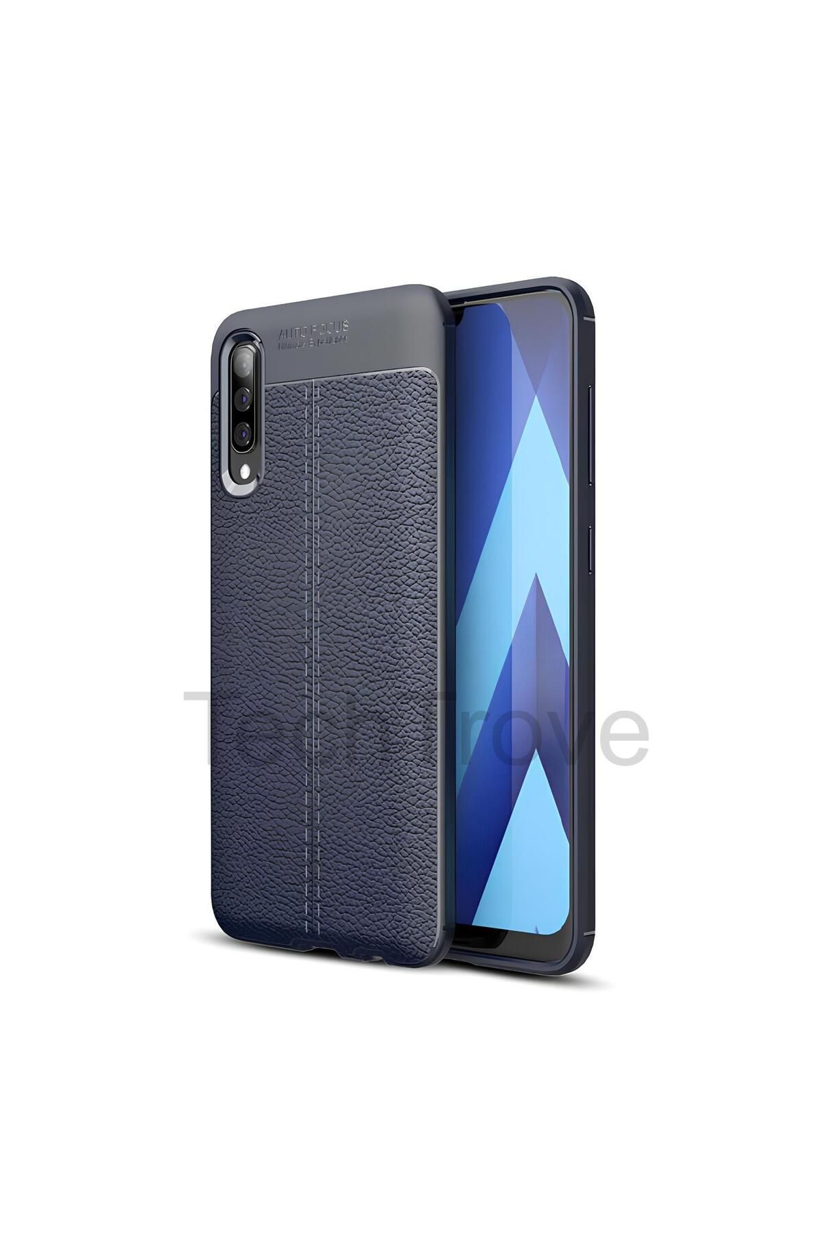 TechTrove Samsung Galaxy M30 Kılıf Deri Extra Korumalı Slikon Kapak