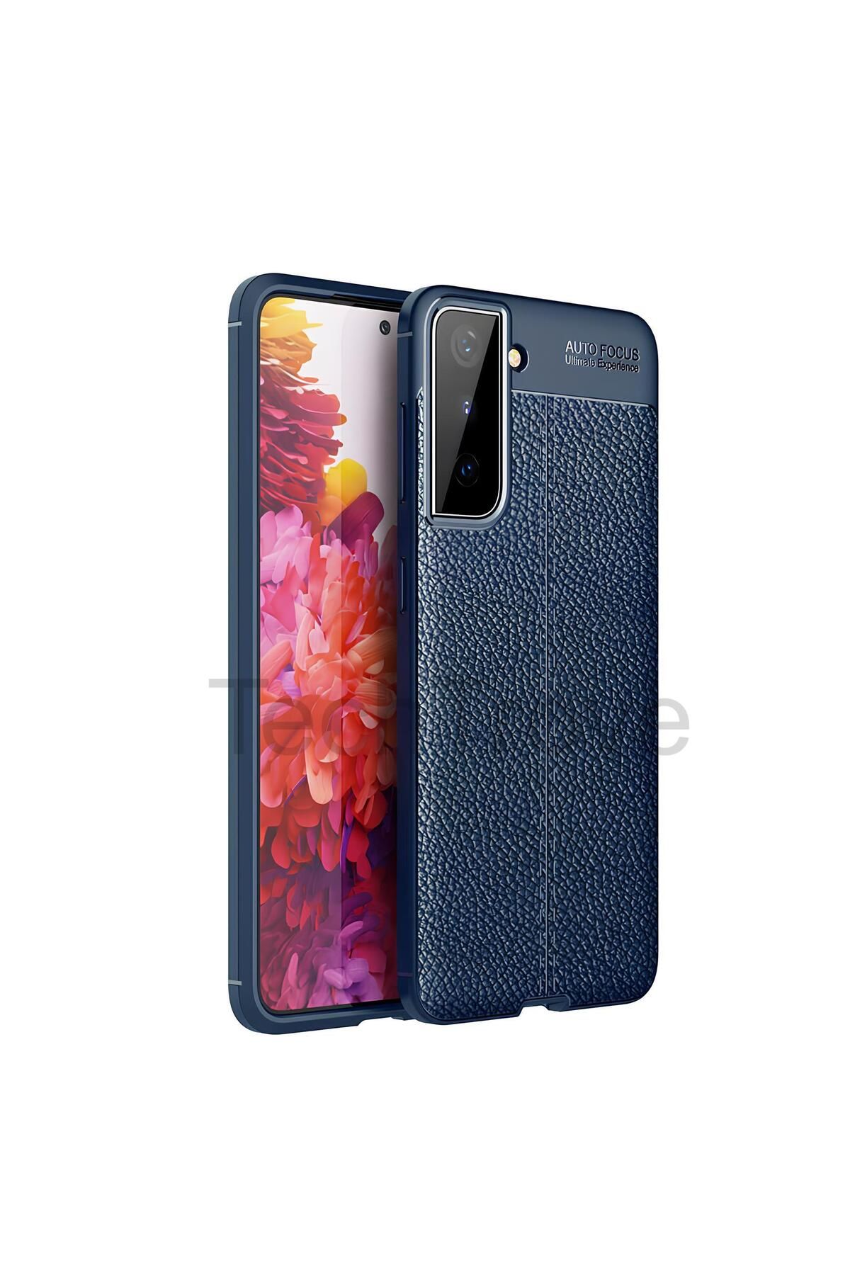 TechTrove Samsung Galaxy S21 Kılıf Deri Extra Korumalı Slikon Kapak