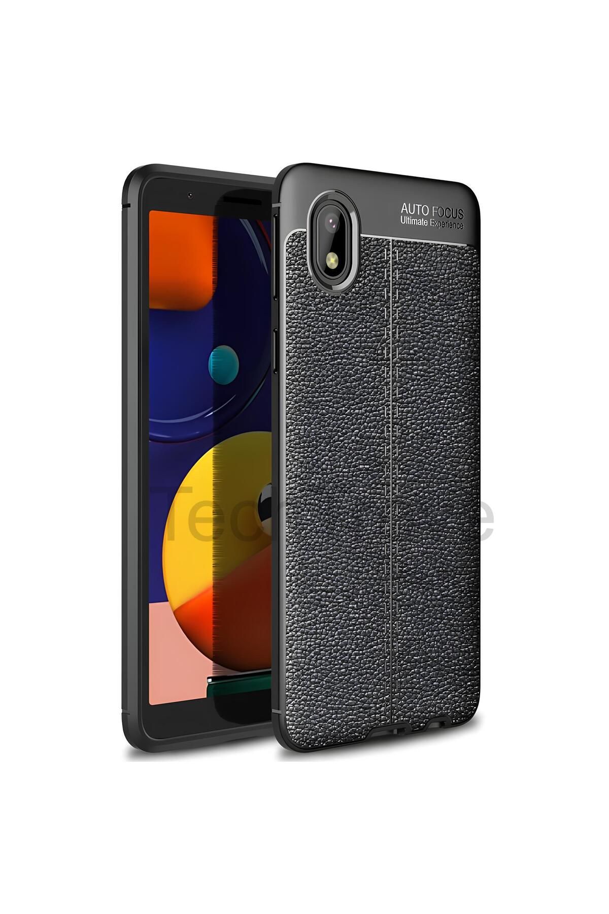TechTrove Samsung Galaxy A01 Core Kılıf Deri Extra Korumalı Slikon Kapak