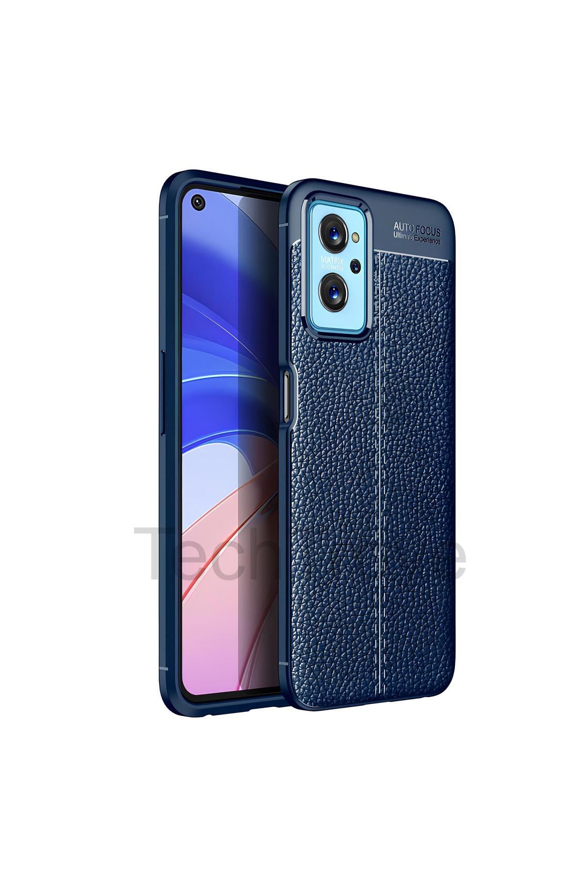 TechTrove Oppo A96 4G Kılıf Deri Extra Korumalı Slikon Kapak