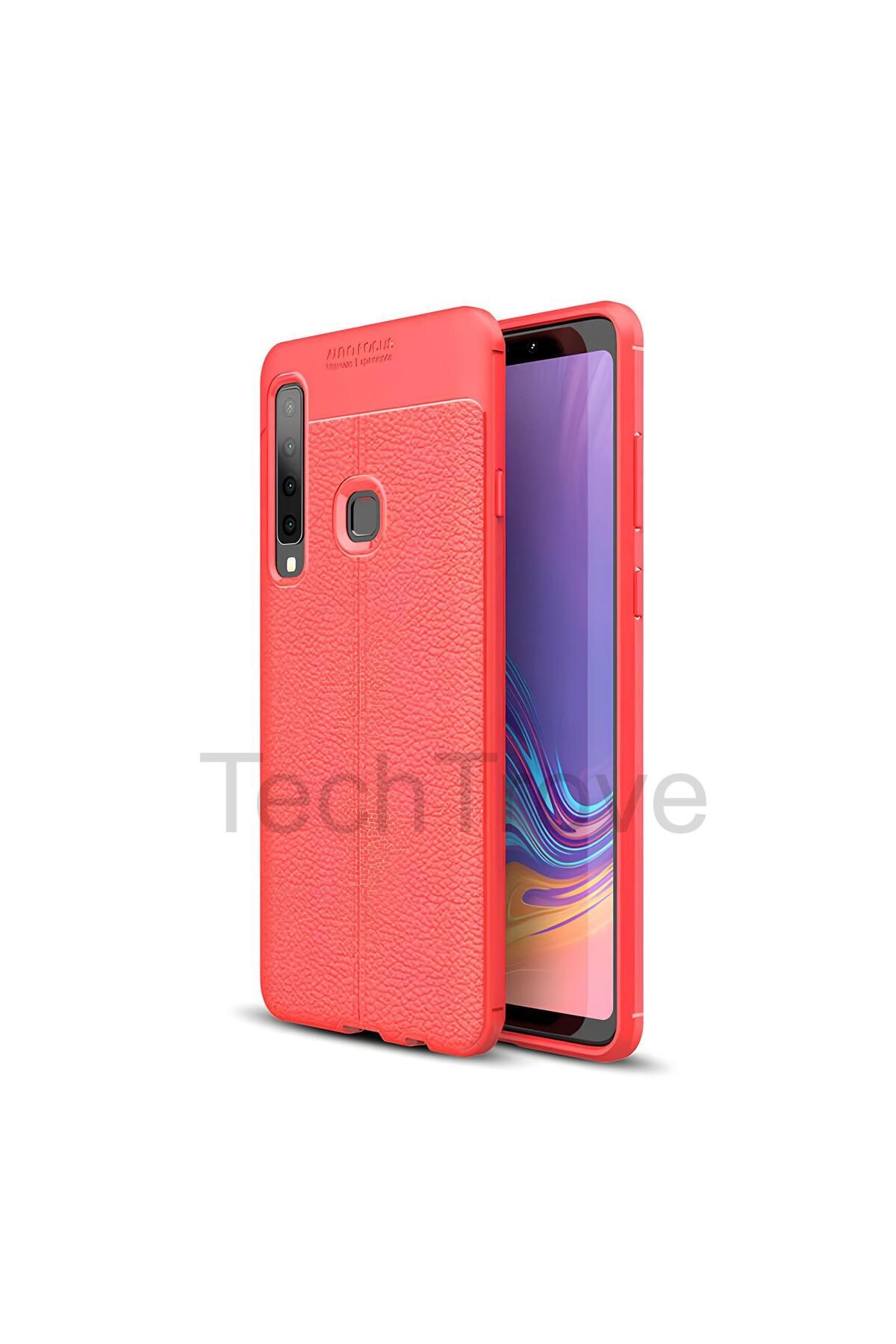 TechTrove Samsung Galaxy A9 2018 Kılıf Deri Extra Korumalı Slikon Kapak
