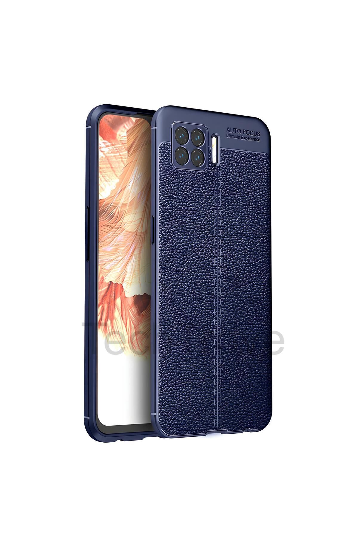TechTrove Oppo A73 Kılıf Deri Extra Korumalı Slikon Kapak