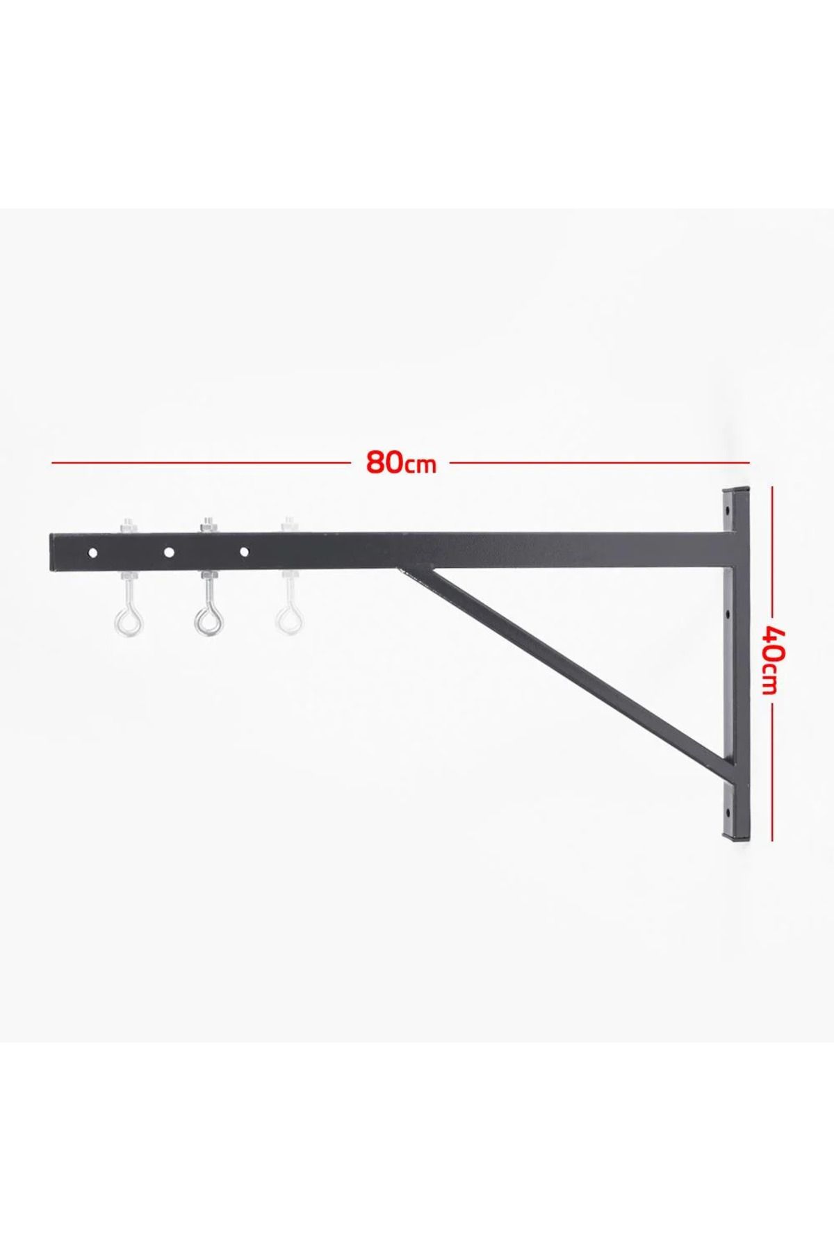 KANGAROO-80cm deep punching bag holder from the wall with additional holes for multiple uses 4