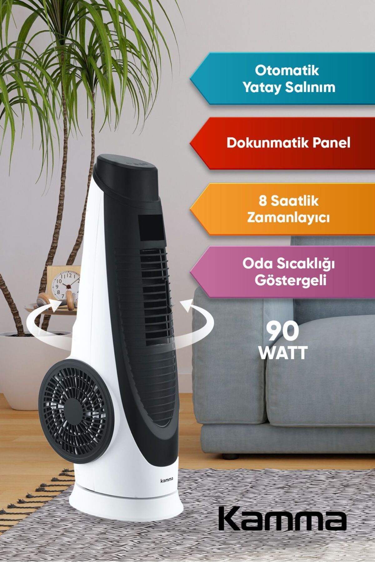KAMMA KULE TİPİ VANTİLATÖR