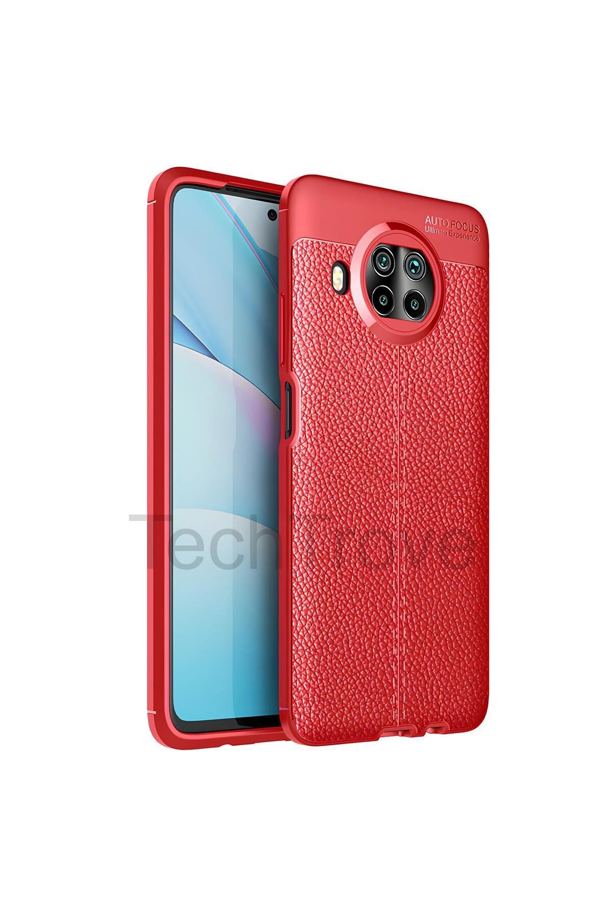 TechTrove Xiaomi Redmi Note 9 Pro 5G Kılıf Deri Extra Korumalı Slikon Kapak