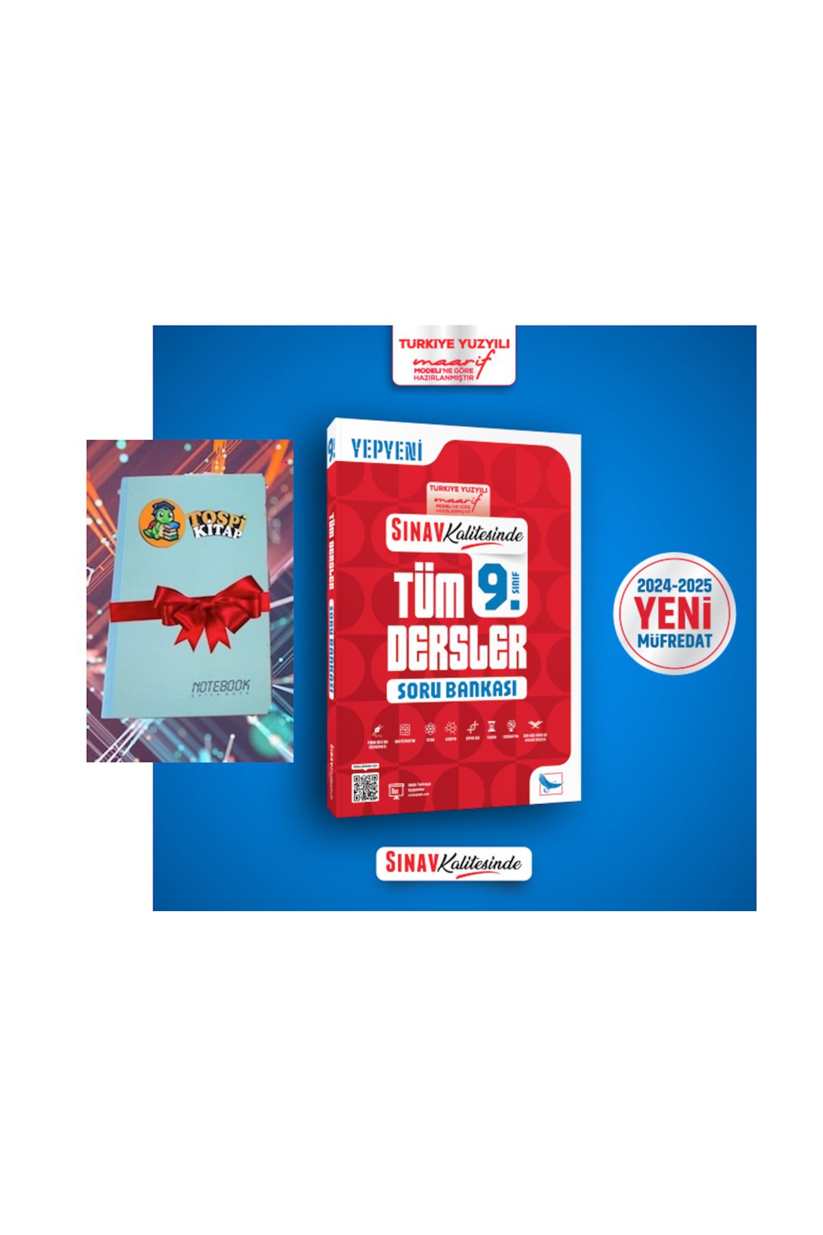 Sınav Yayınları Sınav Kalitesinde 9. Sınıf TÜM DERSLER Soru Bankası(NOT DEFTERİ HEDİYE)