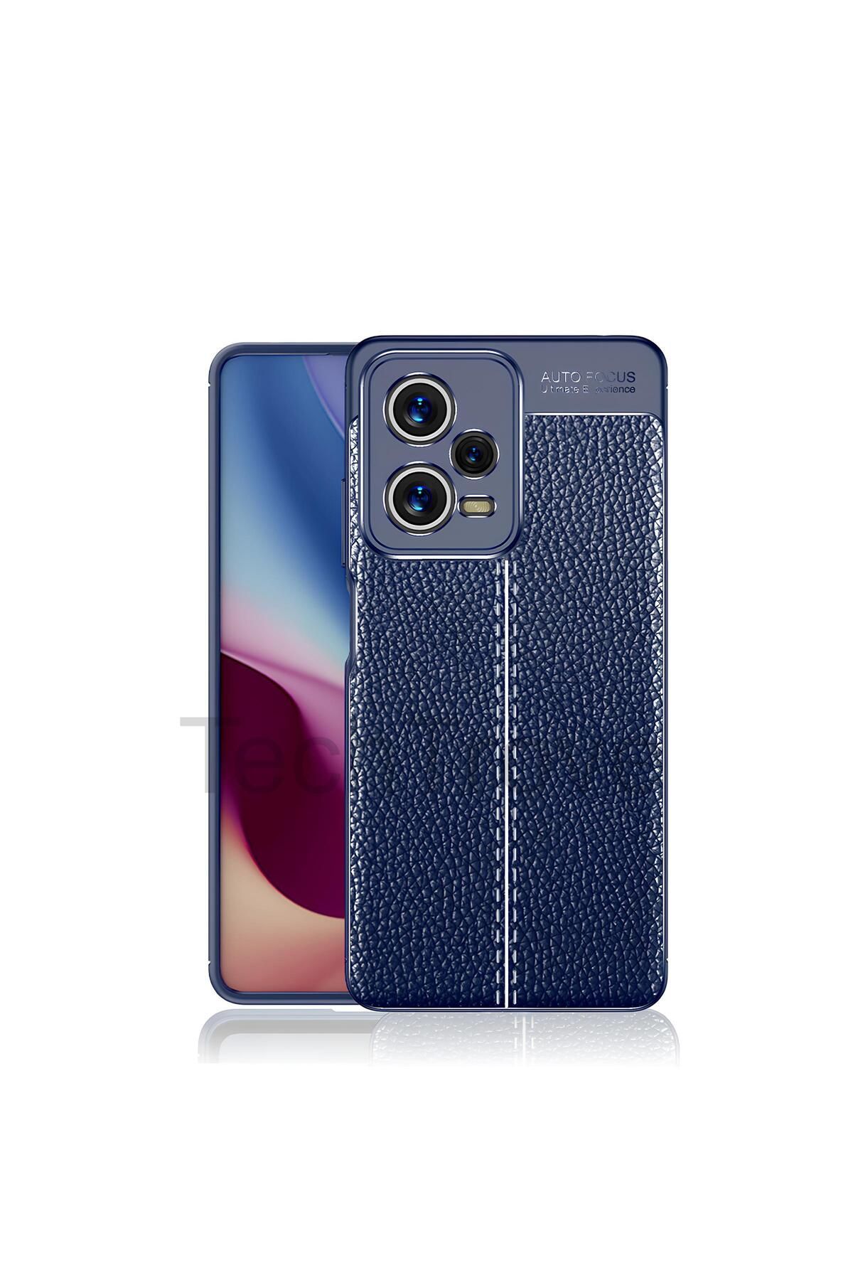 TechTrove Xiaomi Redmi Note 12 5G Kılıf Deri Extra Korumalı Slikon Kapak