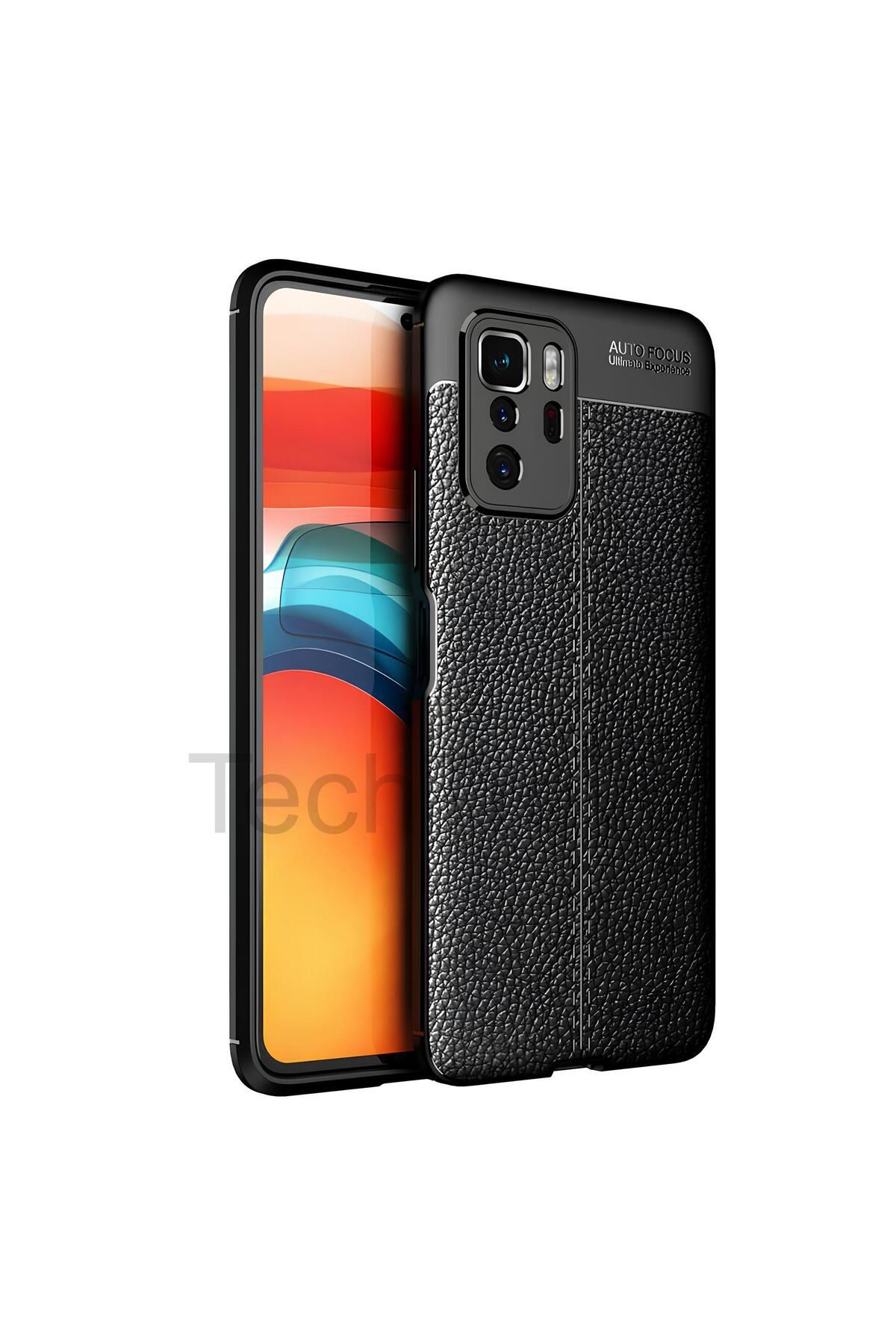 TechTrove Xiaomi Poco X3 GT Kılıf Deri Extra Korumalı Slikon Kapak