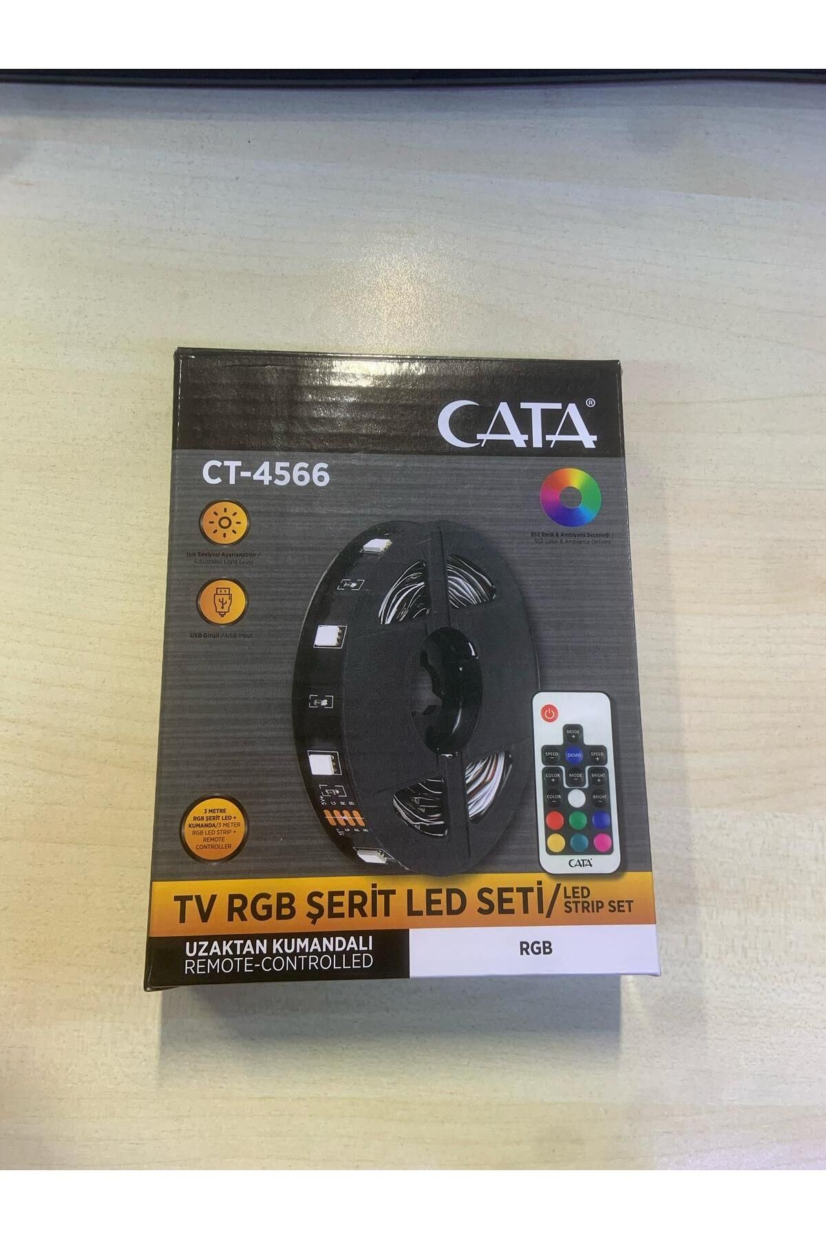 Cata tv rgb şerit led seti