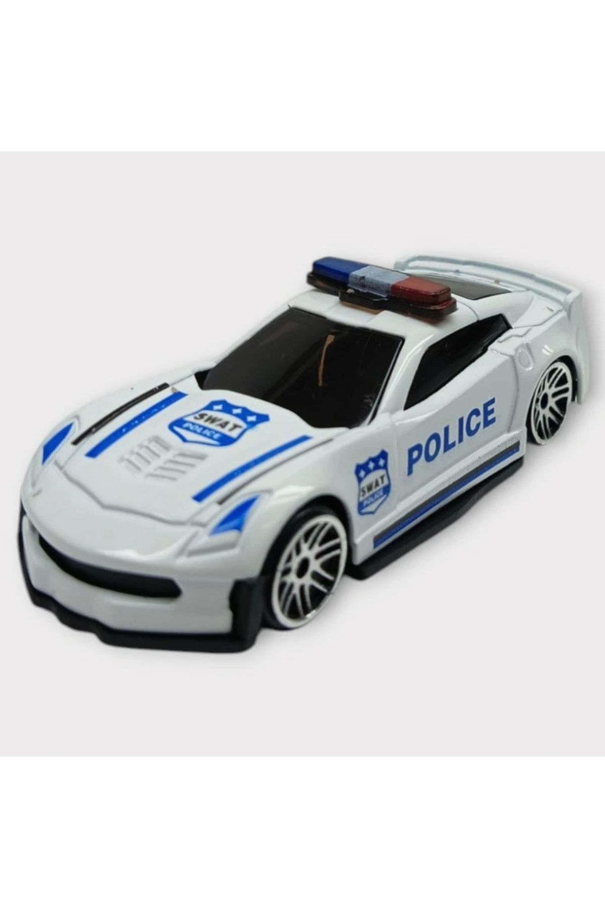 Tolzan Metal Mini Polis Arabası 8 cm - Polis - 1