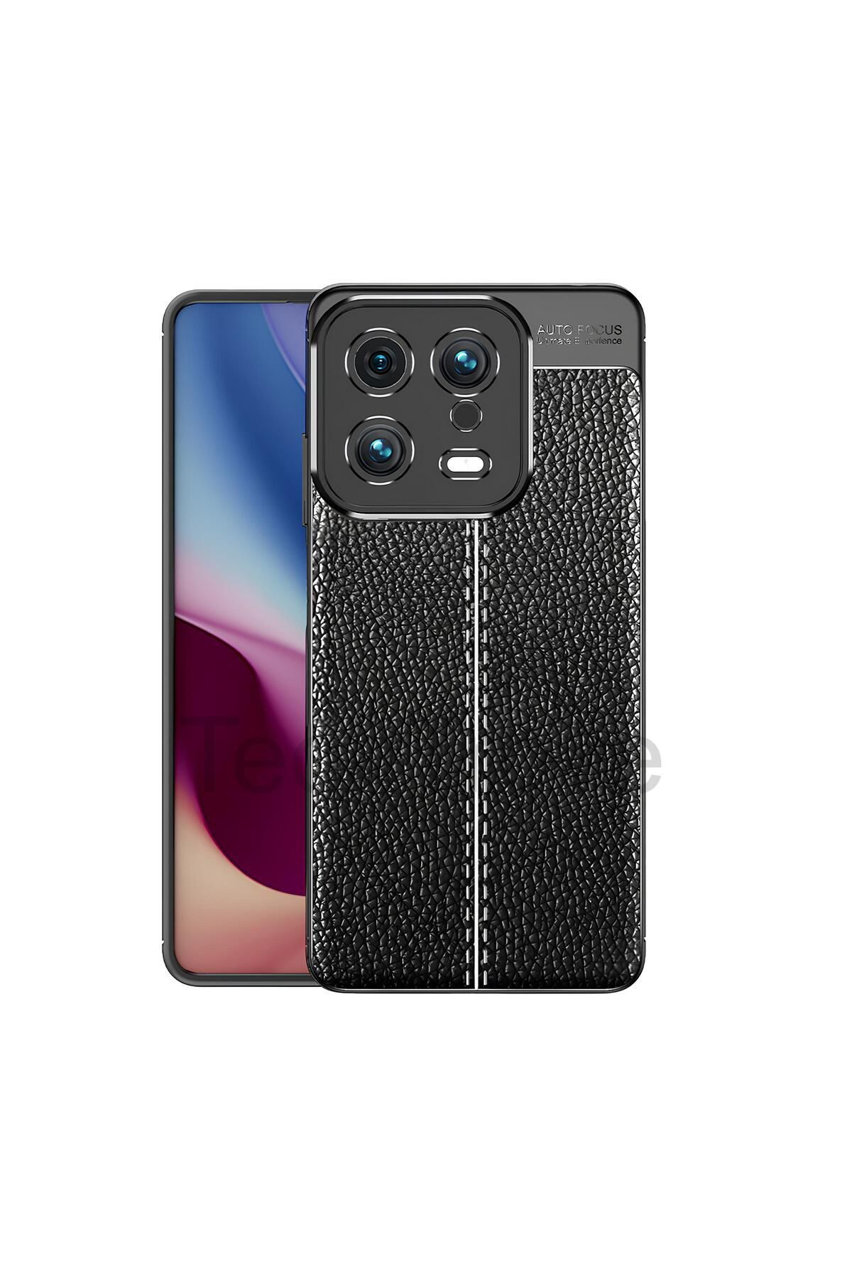 TechTrove Xiaomi Mi 13 Kılıf Deri Extra Korumalı Slikon Kapak