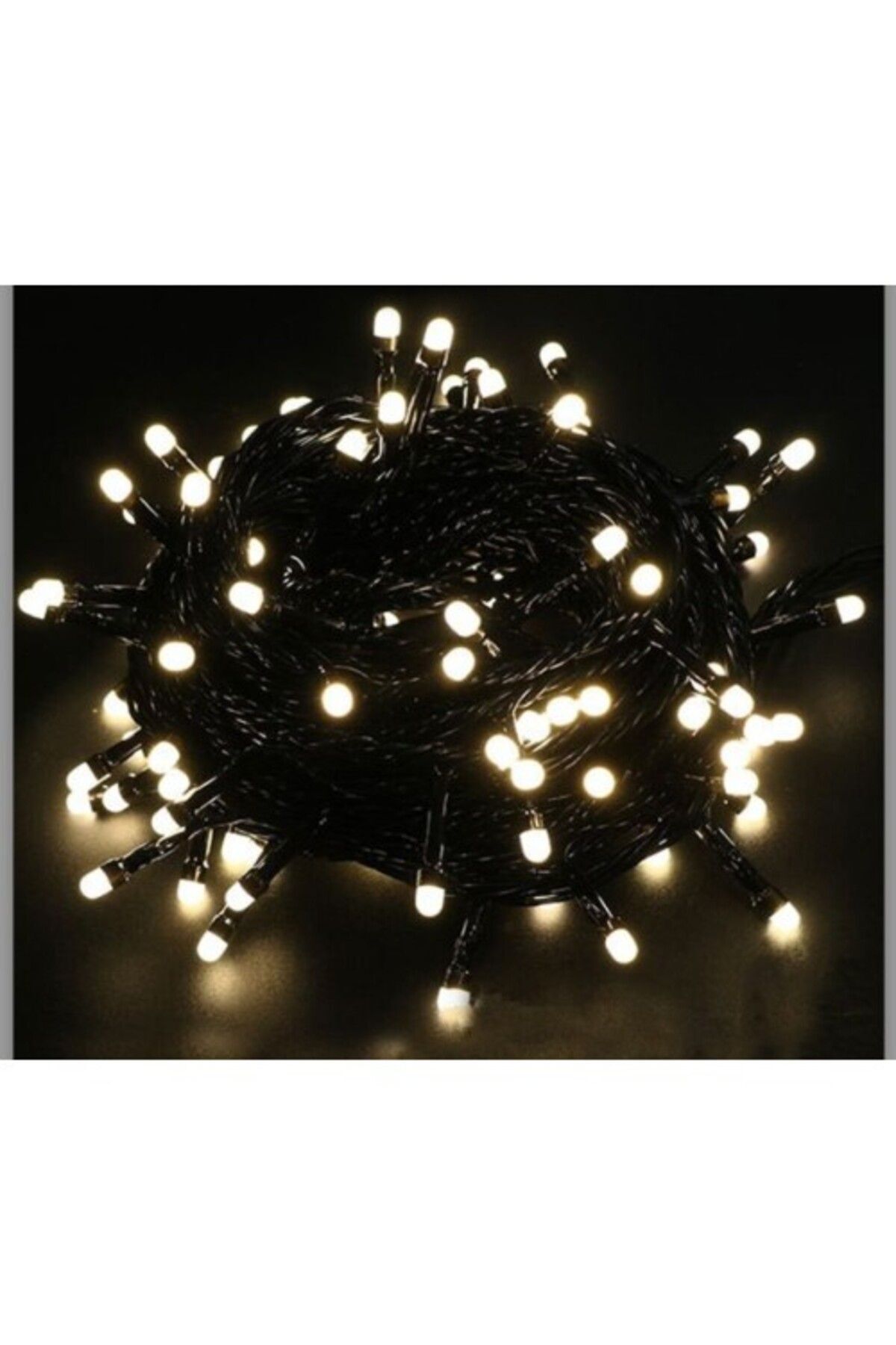 Miracle Omni 5m Boncuk Lamba Gün Işığı 8 Fonksiyon 100 Led Fişli Siyah Kablo