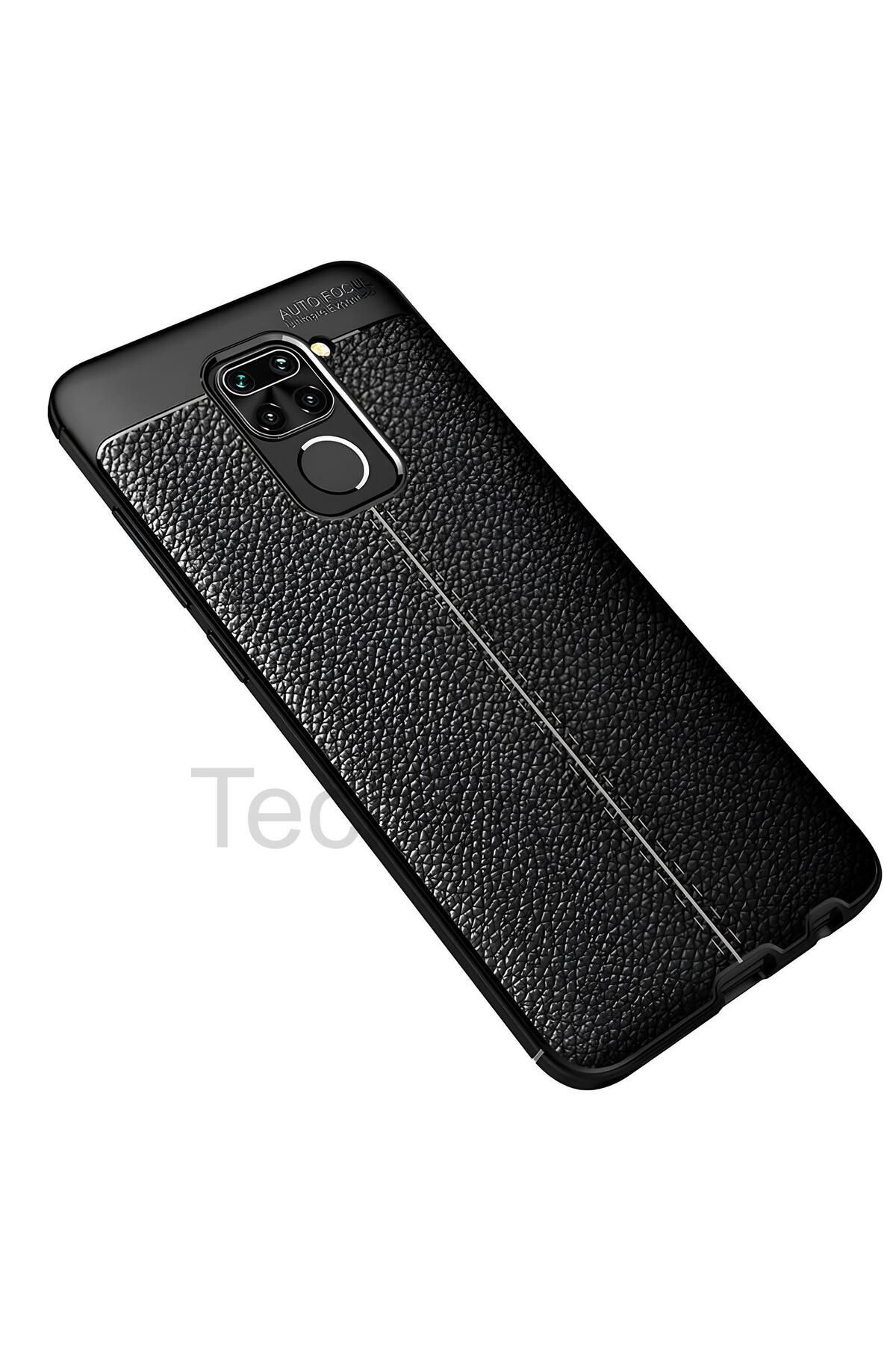 TechTrove Xiaomi Redmi Note 9 Kılıf Deri Extra Korumalı Slikon Kapak